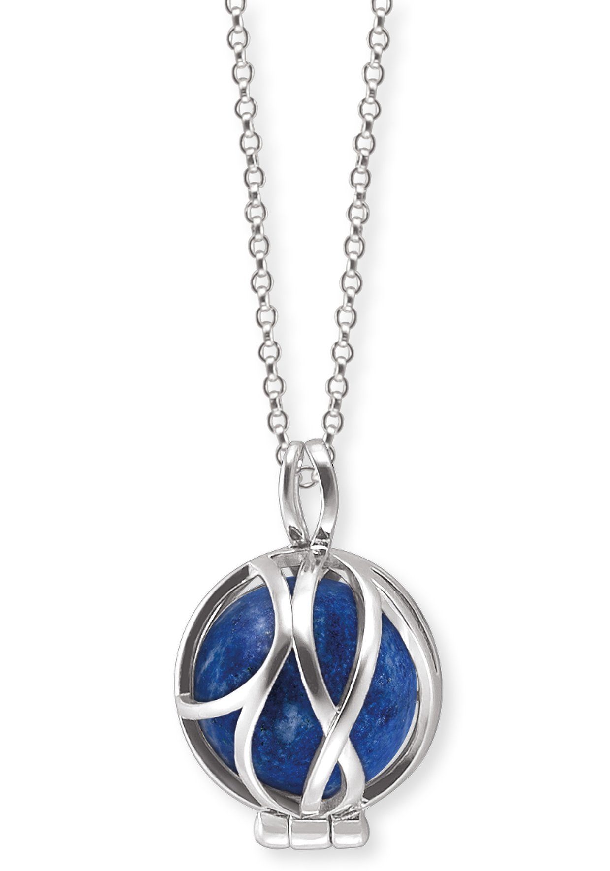 Engelsrufer Kette mit Anhänger Powerful Stone Lapislazuli, ERN-HEALPARA-LP-XS (Set, inkl. Schmuckstein), mit Lapislazuli