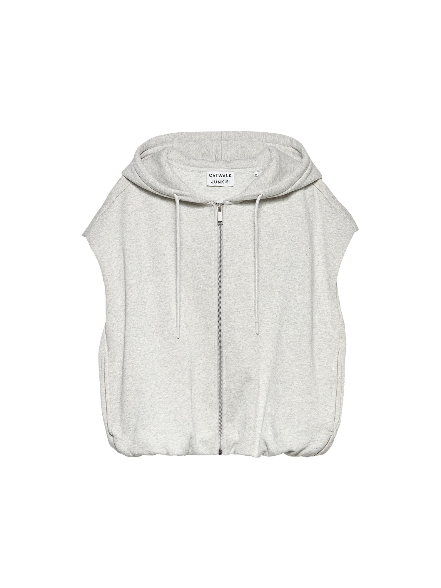 Catwalk Junkie Sweatshirt Sleeveless tuck in sweater with hood - Kapuzenweste Zip