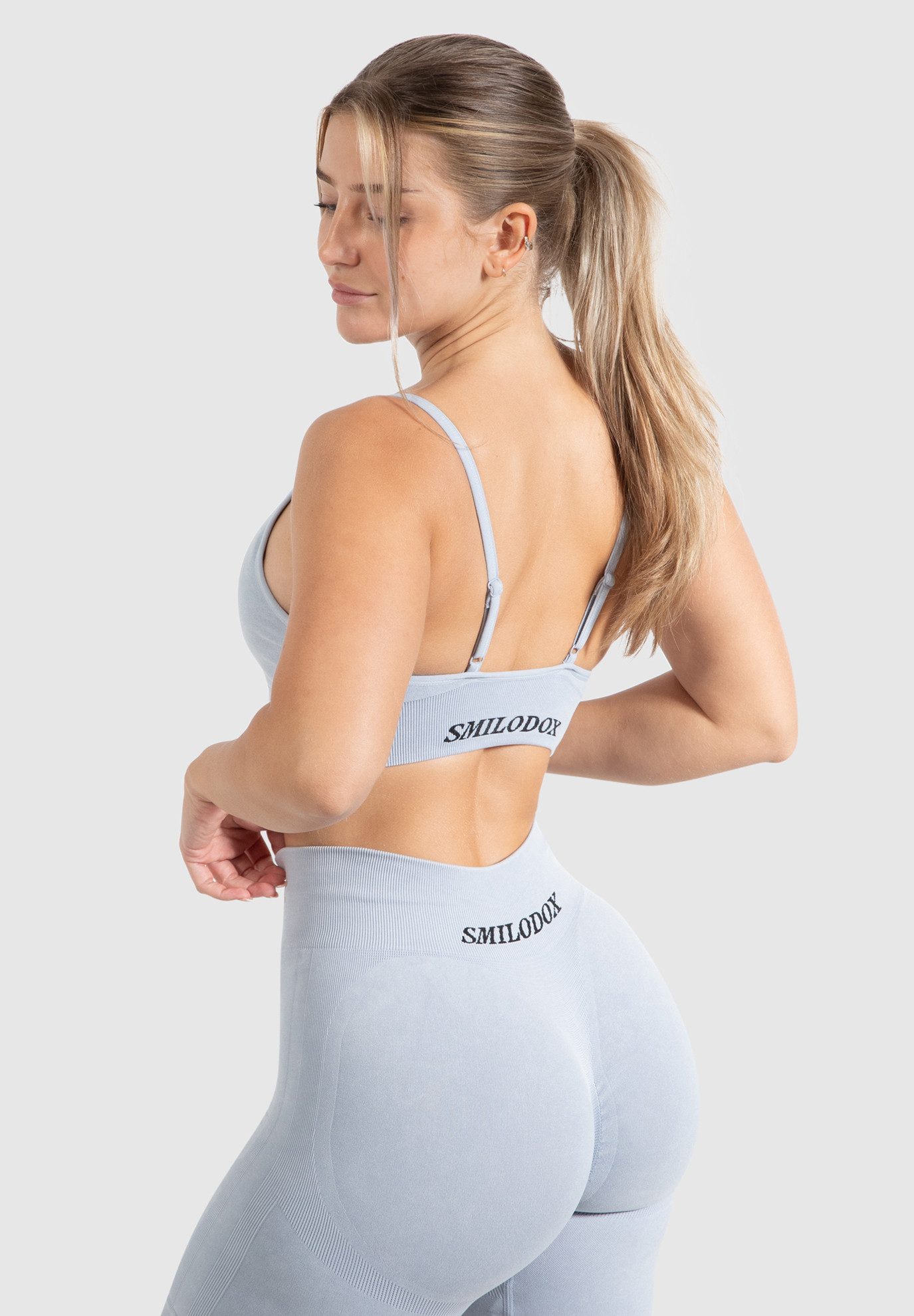 Smilodox Sport-BH Batik Acid Vera Scrunch, Seamless Push Up BH verstellbare günstig online kaufen