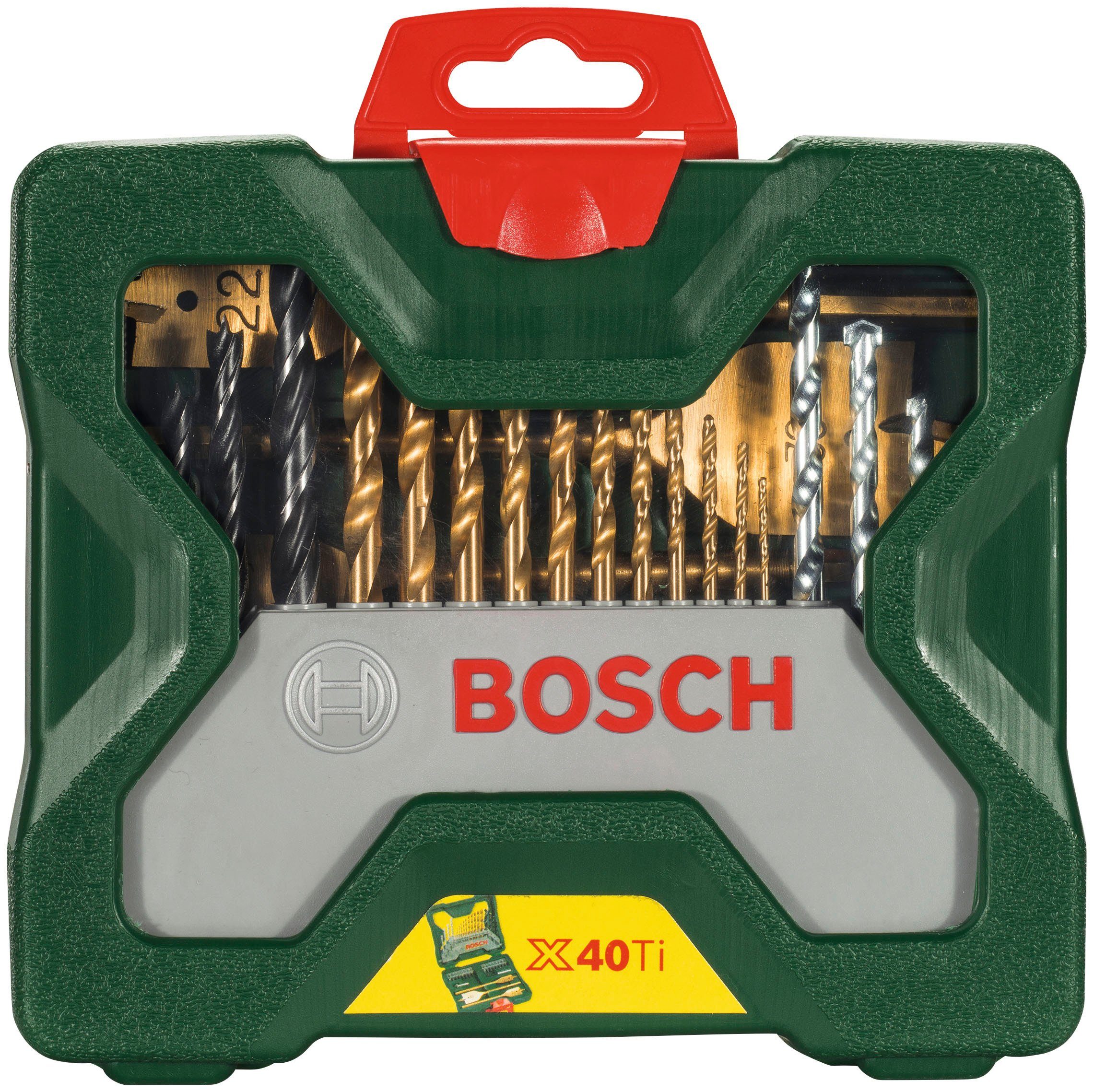 Bosch Home & Garden Werkzeugset X-Line TiN-beschichtetes Set, 40‑tlg. | Bohrer