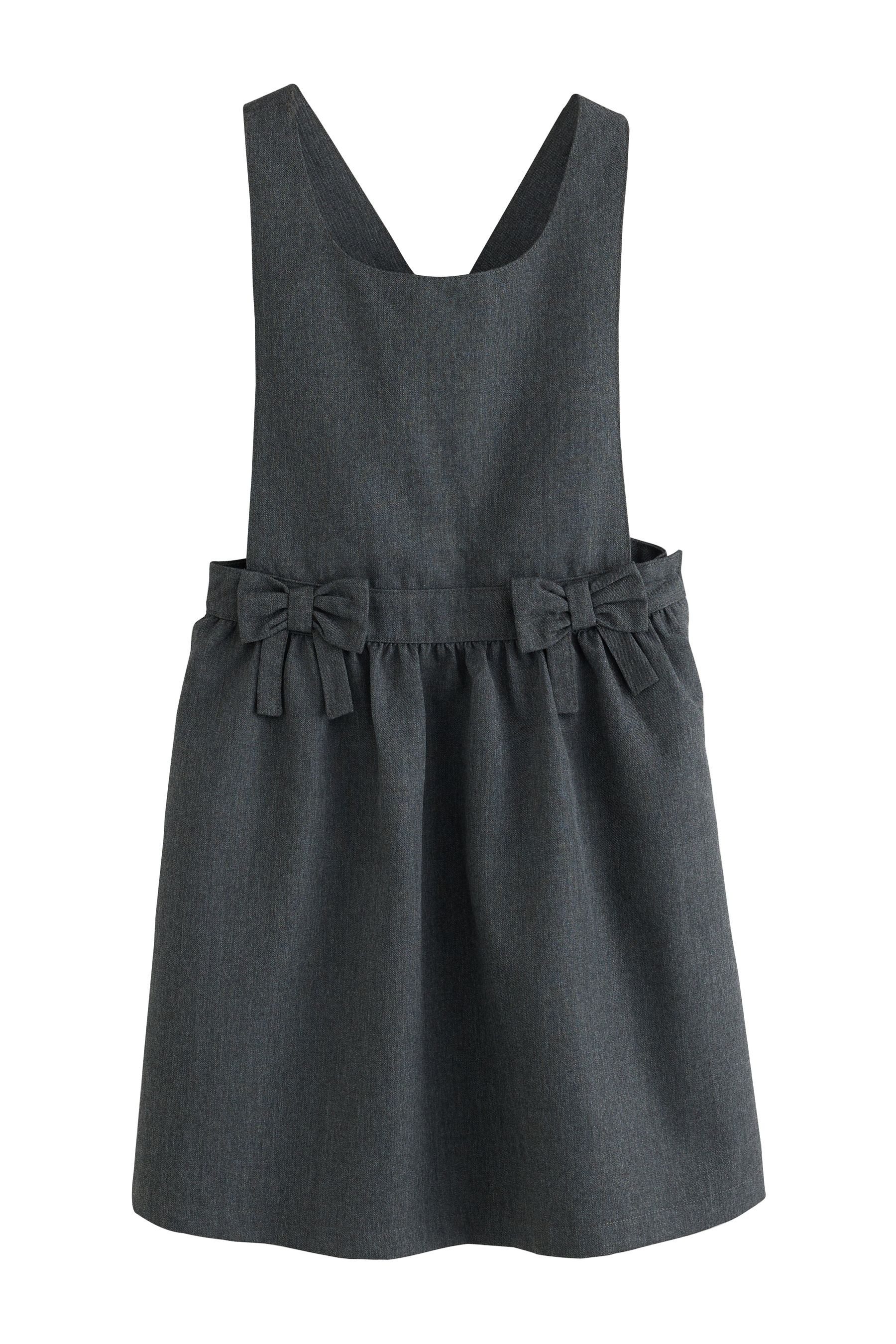 Next Latzkleid Latzkleid mit Schleife an der Taille (1-tlg)
