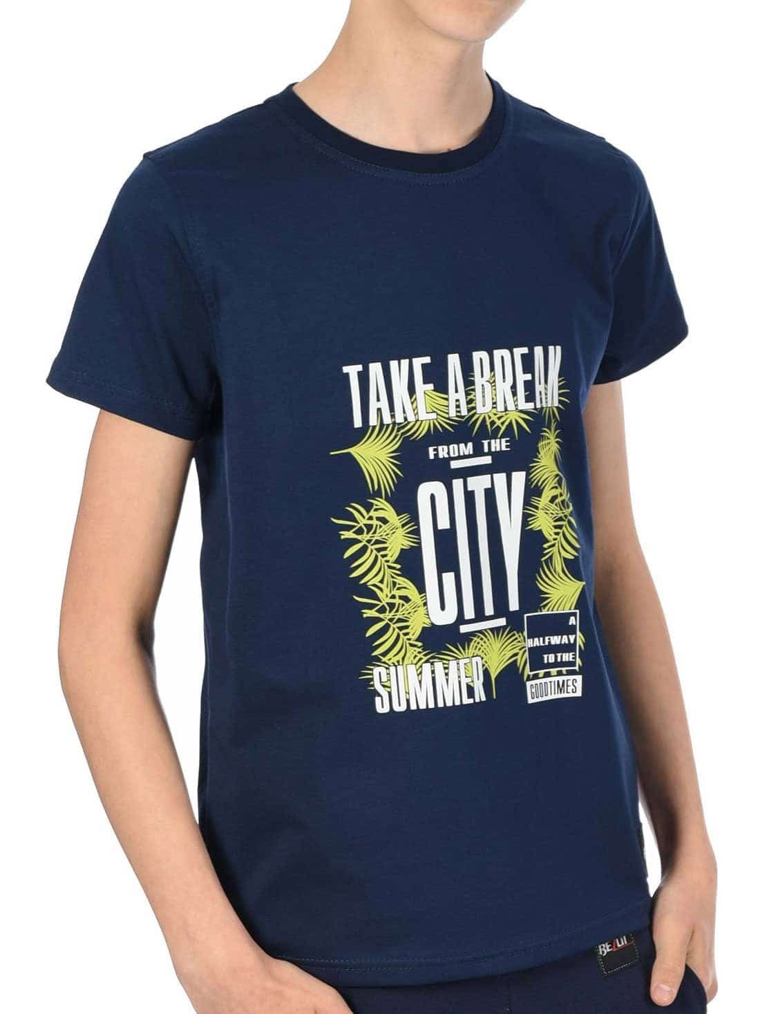 T-Shirt Jungen T-Shirt mit Take a break