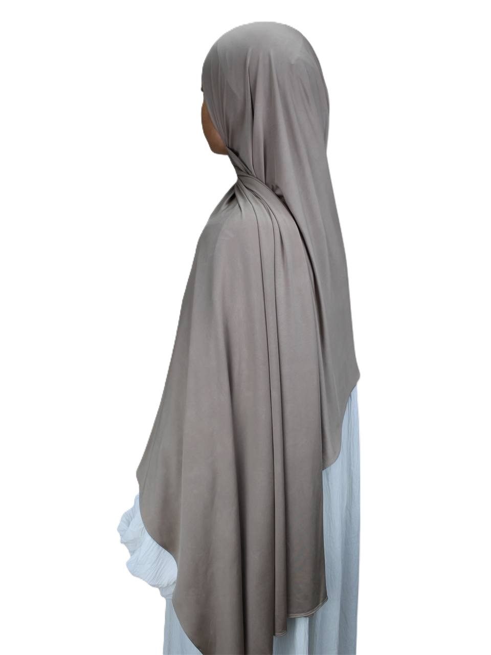 Aymasal Hijab Premium Liquid Hijab Scarf Kopftuch Khimar glänzend elegant Hochzeit (Einzelnes Kopftuch, Einzelstück) Premium Liquid Hijab Kopftuch Khimar