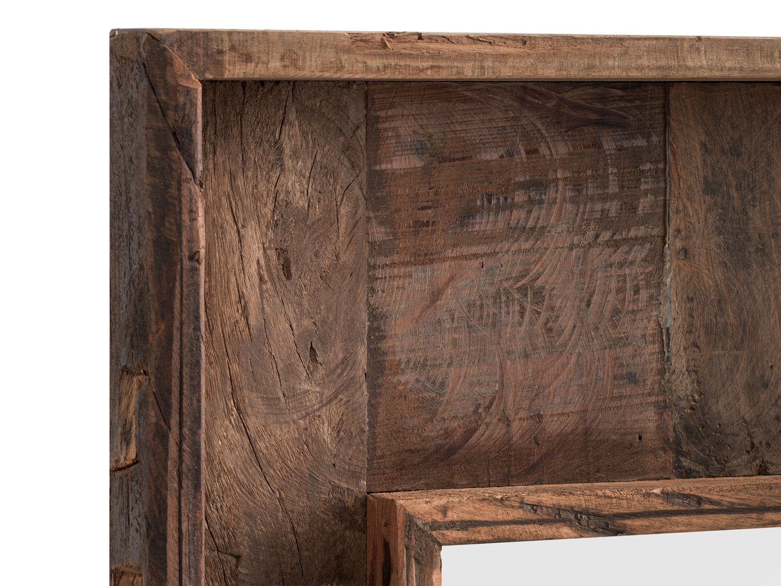 massivum Wandspiegel Sumatra, Rahmen Altholz mit Haken, Chalet Style (1-St)