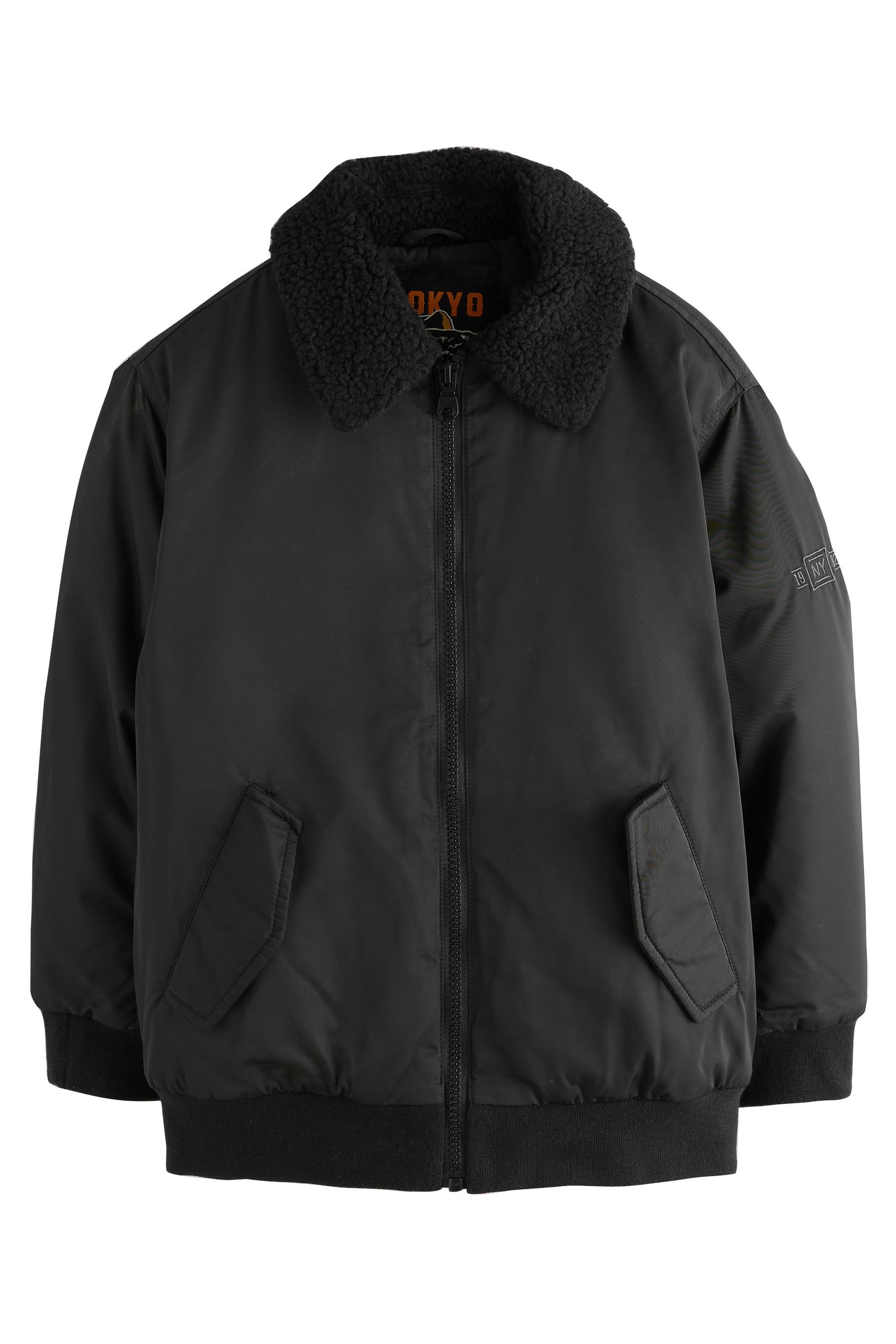 Blouson Bomberjacke mit gefüttertem Kragen