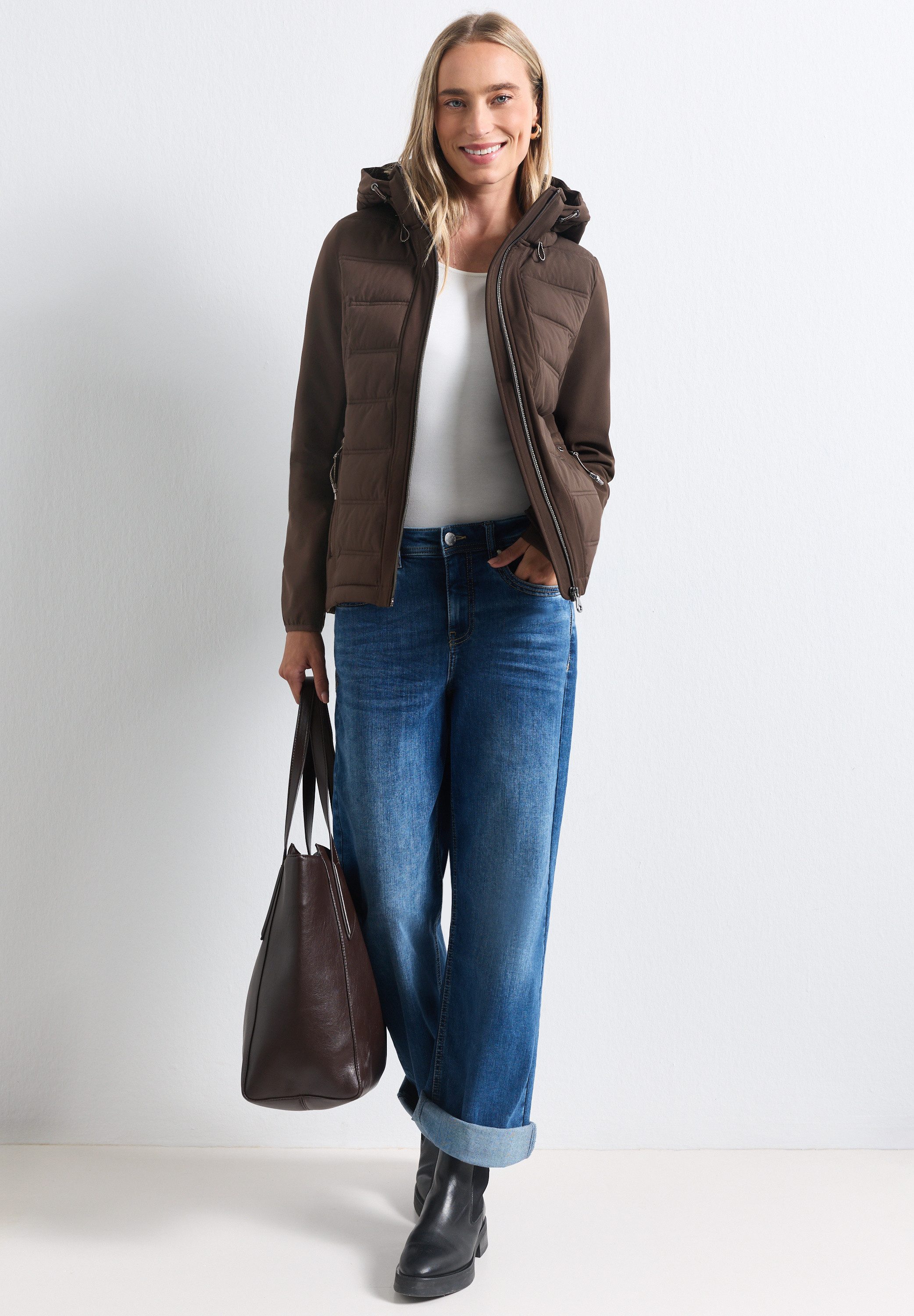 STREET ONE Softshelljacke mit moderner Steppung