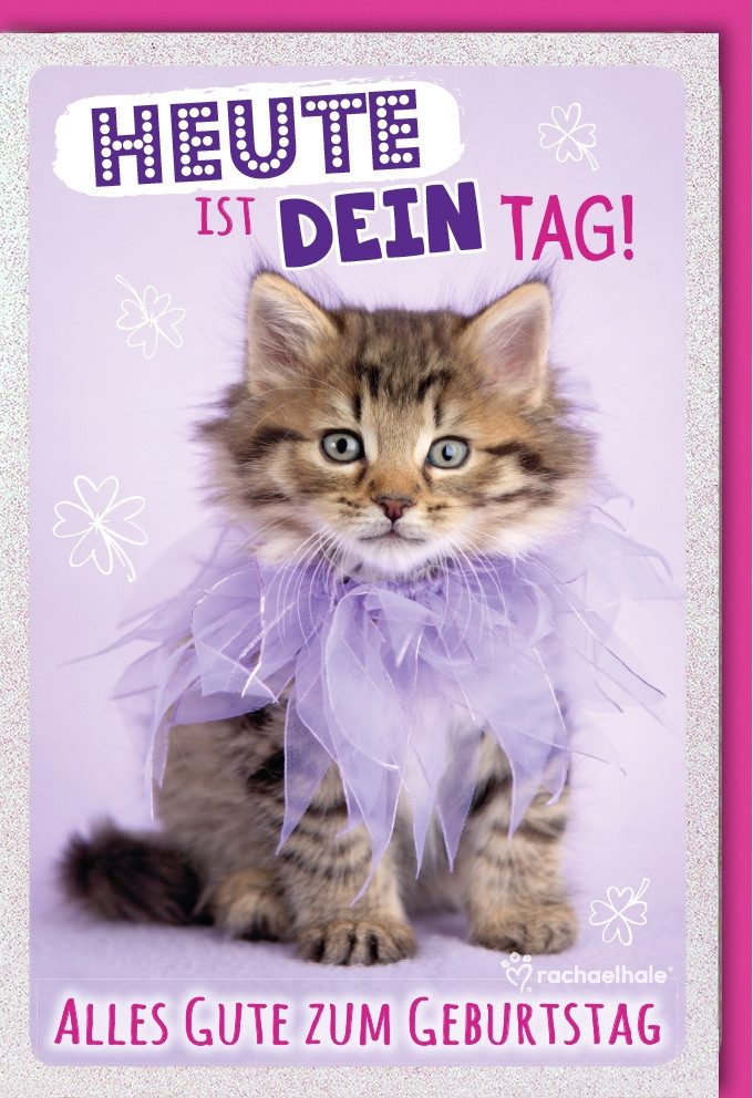 Verlag Dominique Grußkarten Geburtstag - Glückwunschkarte im Format 11,5 x 17 cm mit Umschlag