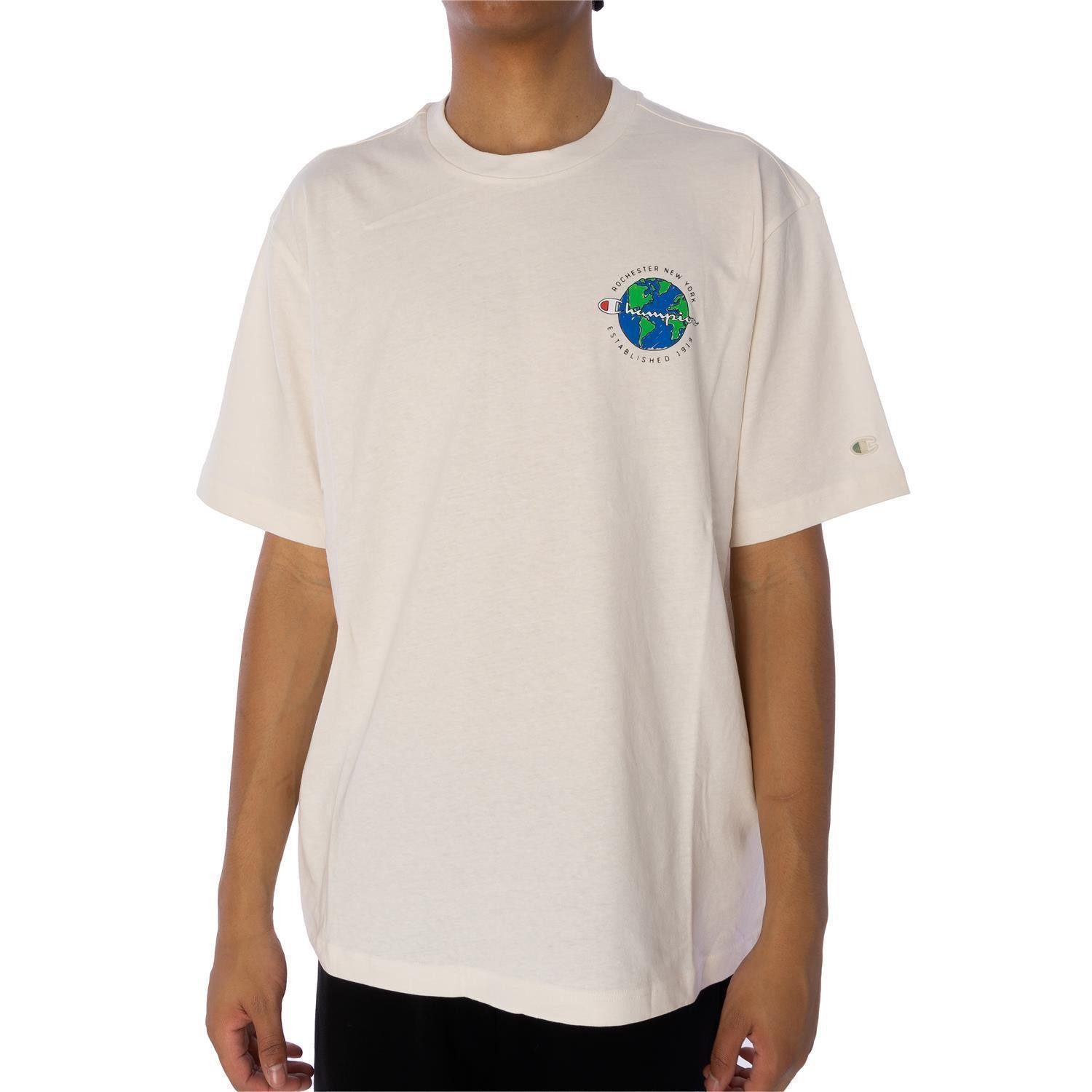 Champion T-Shirt T-Shirt Champion 219788 (1-tlg) Großer "Champion" Logo-Print auf der Rückseite