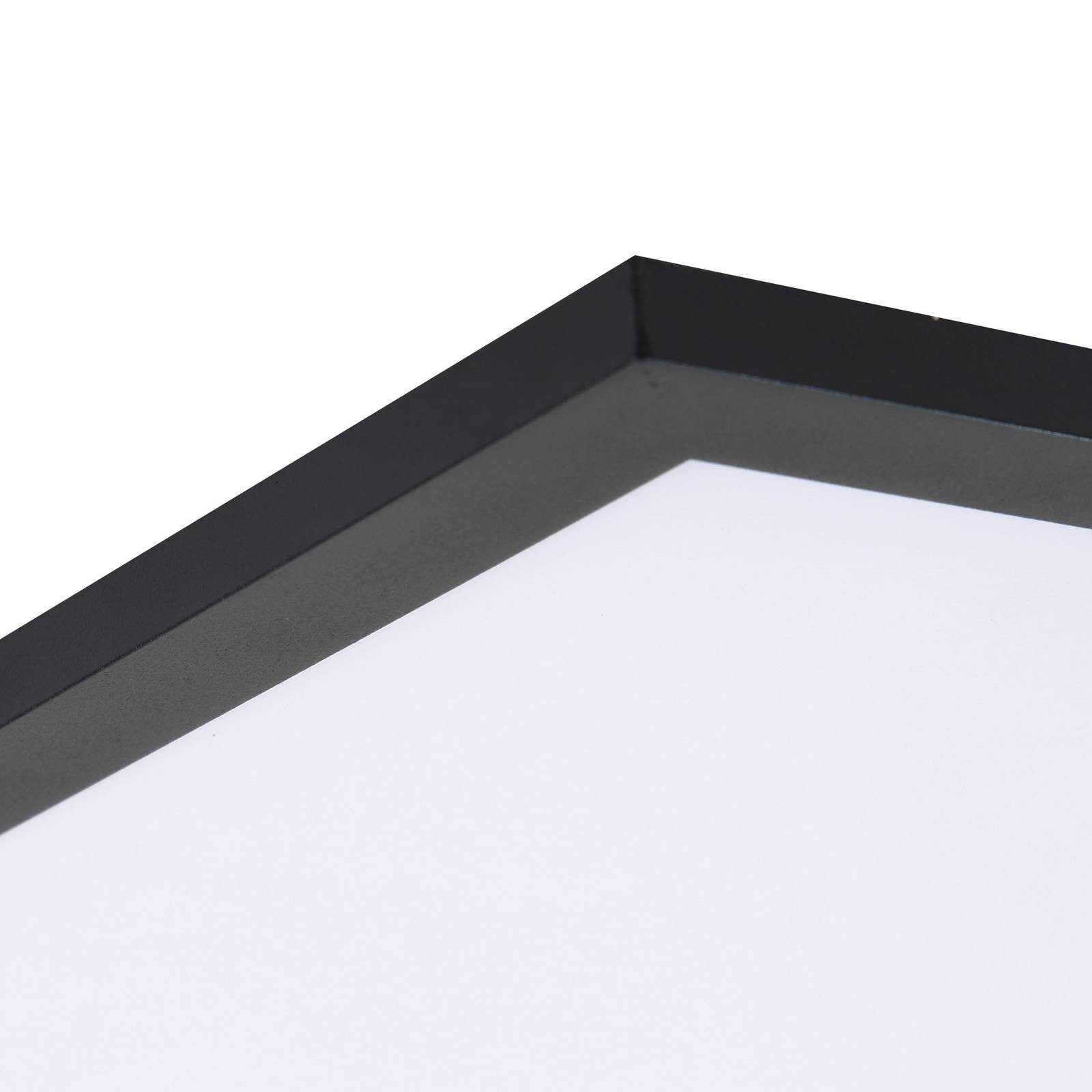 Lindby LED Panel Enhife, LED Schwarz universalweiß IP20, LED 20 W gesamt, universalweiß