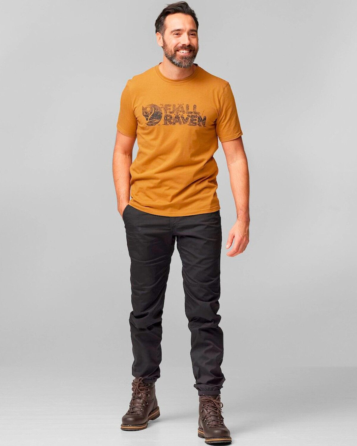 Fjällräven T-Shirt T-Shirt Lush Logo günstig online kaufen