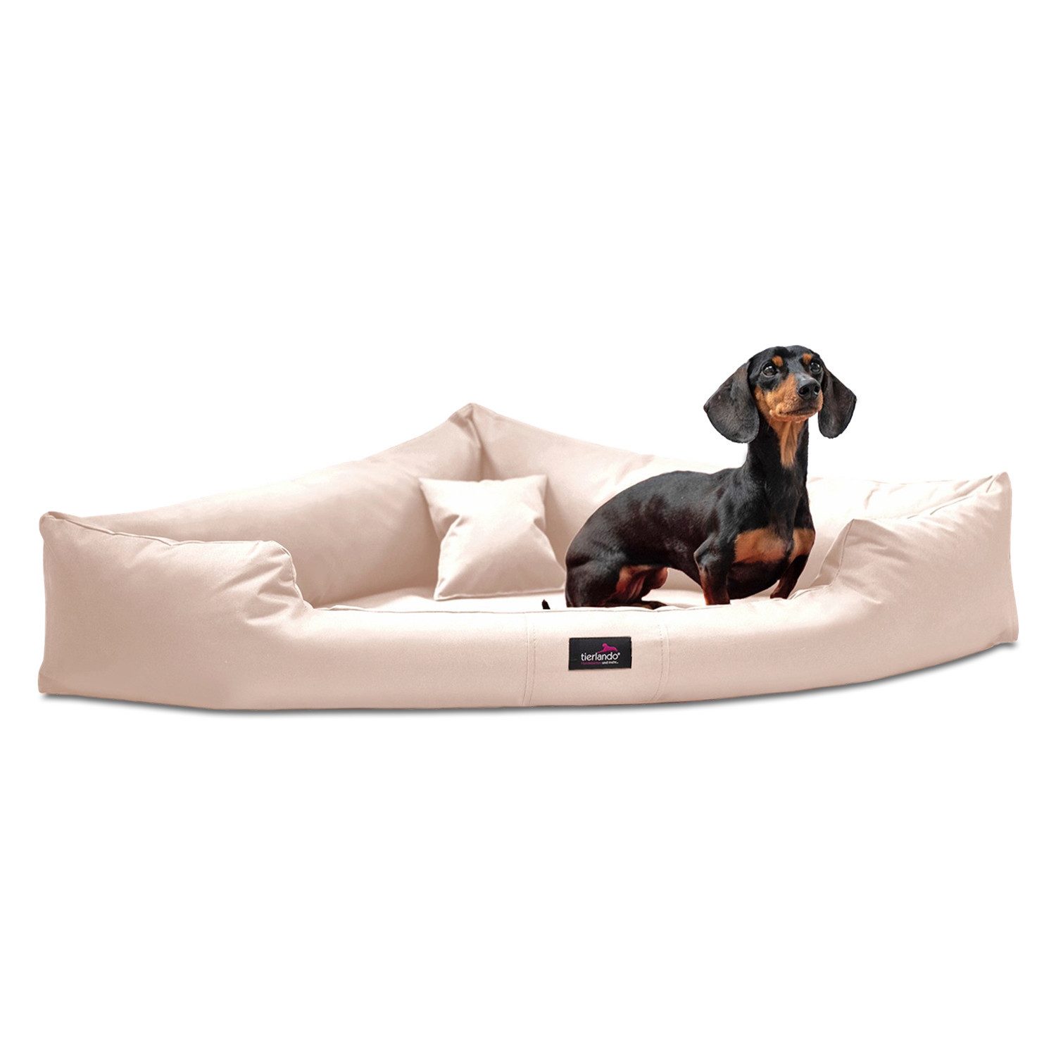 tierlando® Tierbett TRIVIA, Orthopädisches Eckhundebett Polyester günstig online kaufen
