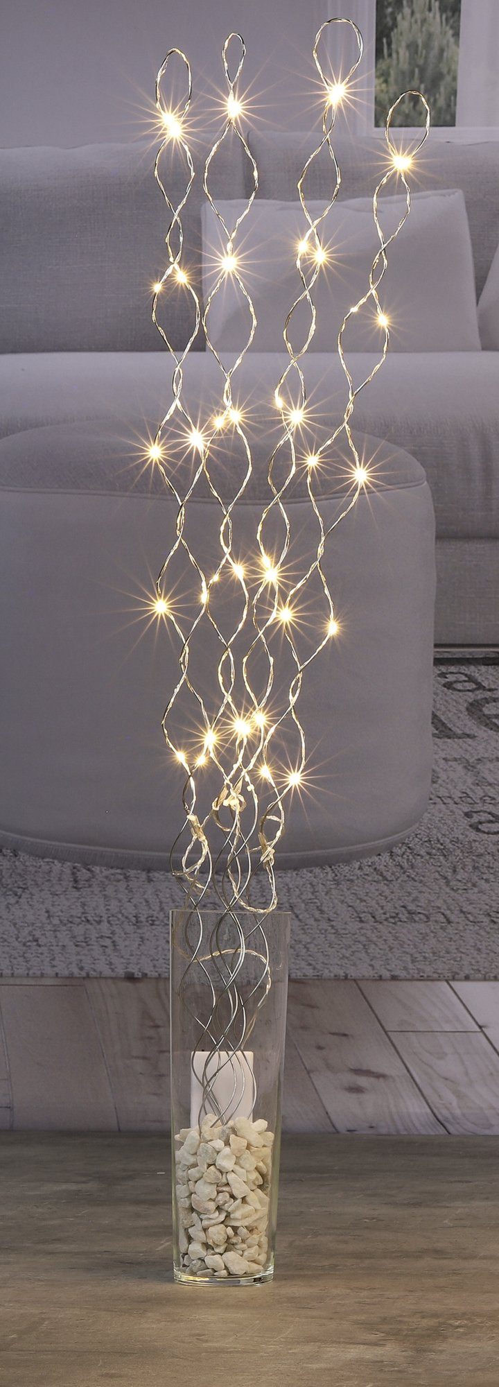 bonsport Leuchtzweig LED Lichterzweige mit 40 LEDs, 90 cm