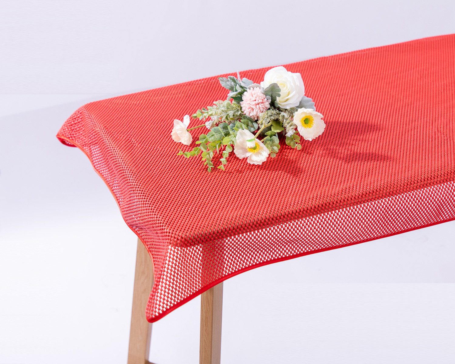 texpot Tischdecke Gartentischdecke Karo Schaum PVC Weichschaum (1-tlg)