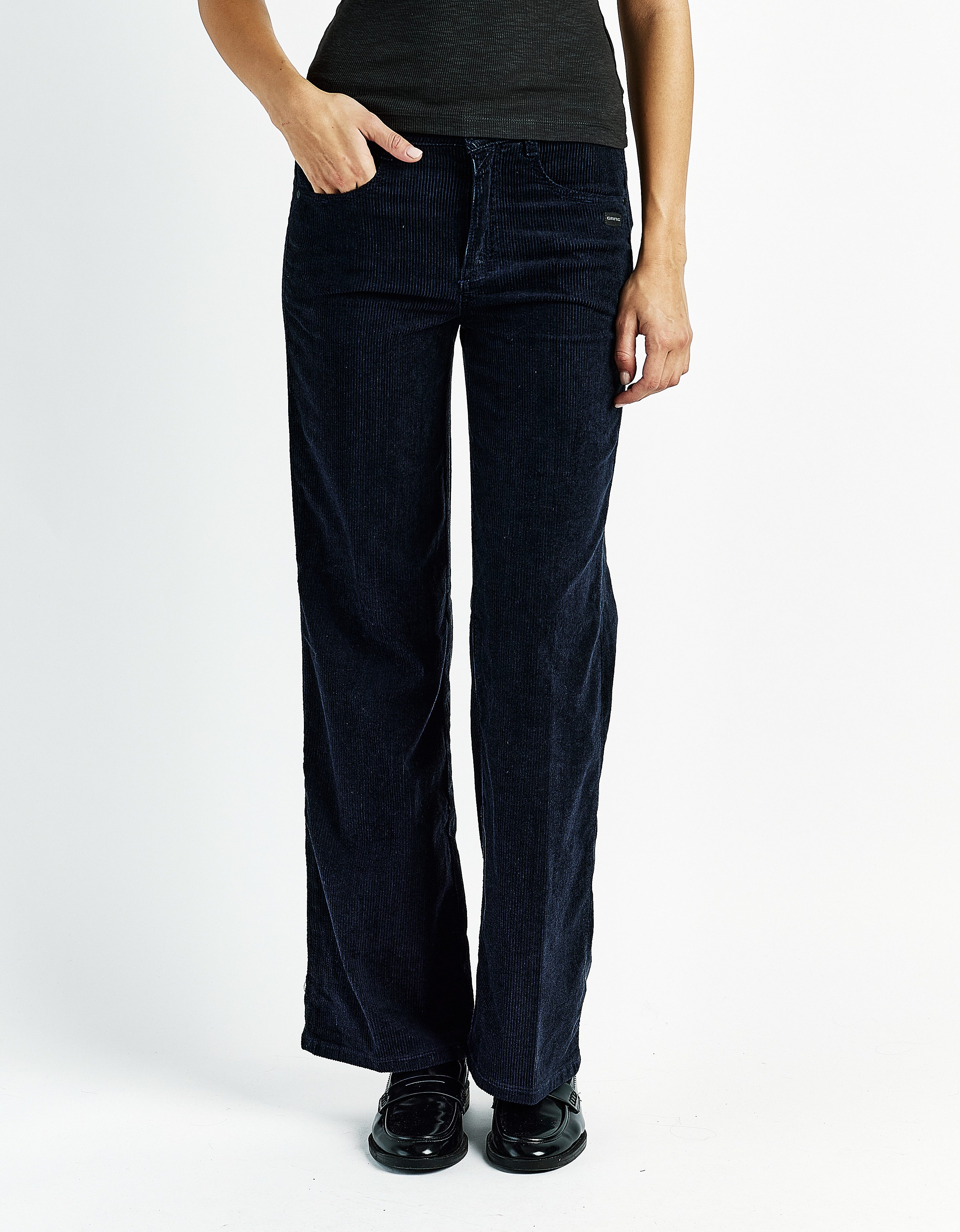 GANG Cordhose 94AMELIE WIDE Wide Fit mit geradem Bein günstig online kaufen