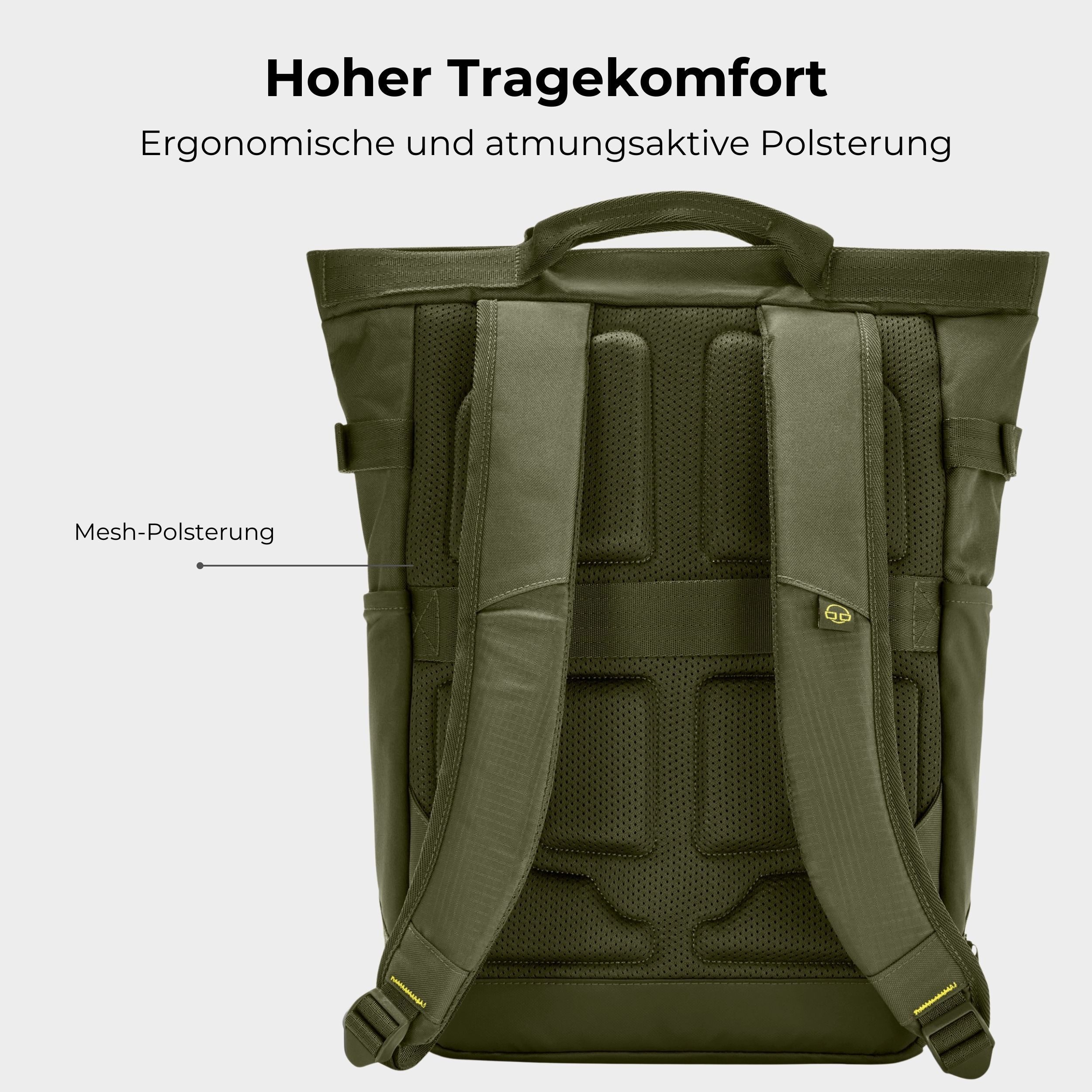 Johnny Urban Cityrucksack Harper Tagesrucksack für Damen & Herren (1-tlg), Sportlicher Tote Bag Rucksack, Praktischer Daypack, Wasserabweisend