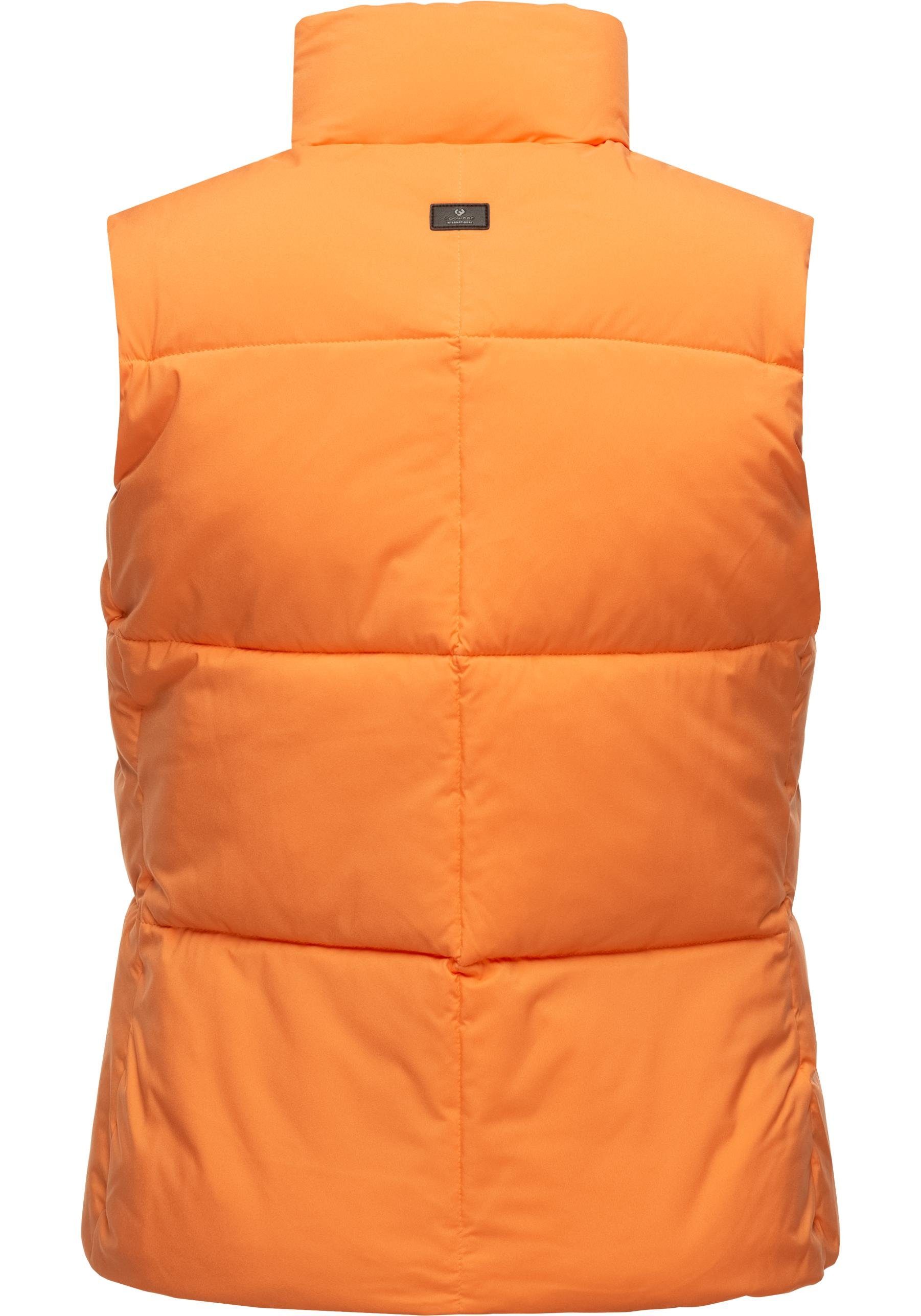 Ragwear Steppweste Ailish Wasserdichte Damen Weste ideal für die Übergangszeit