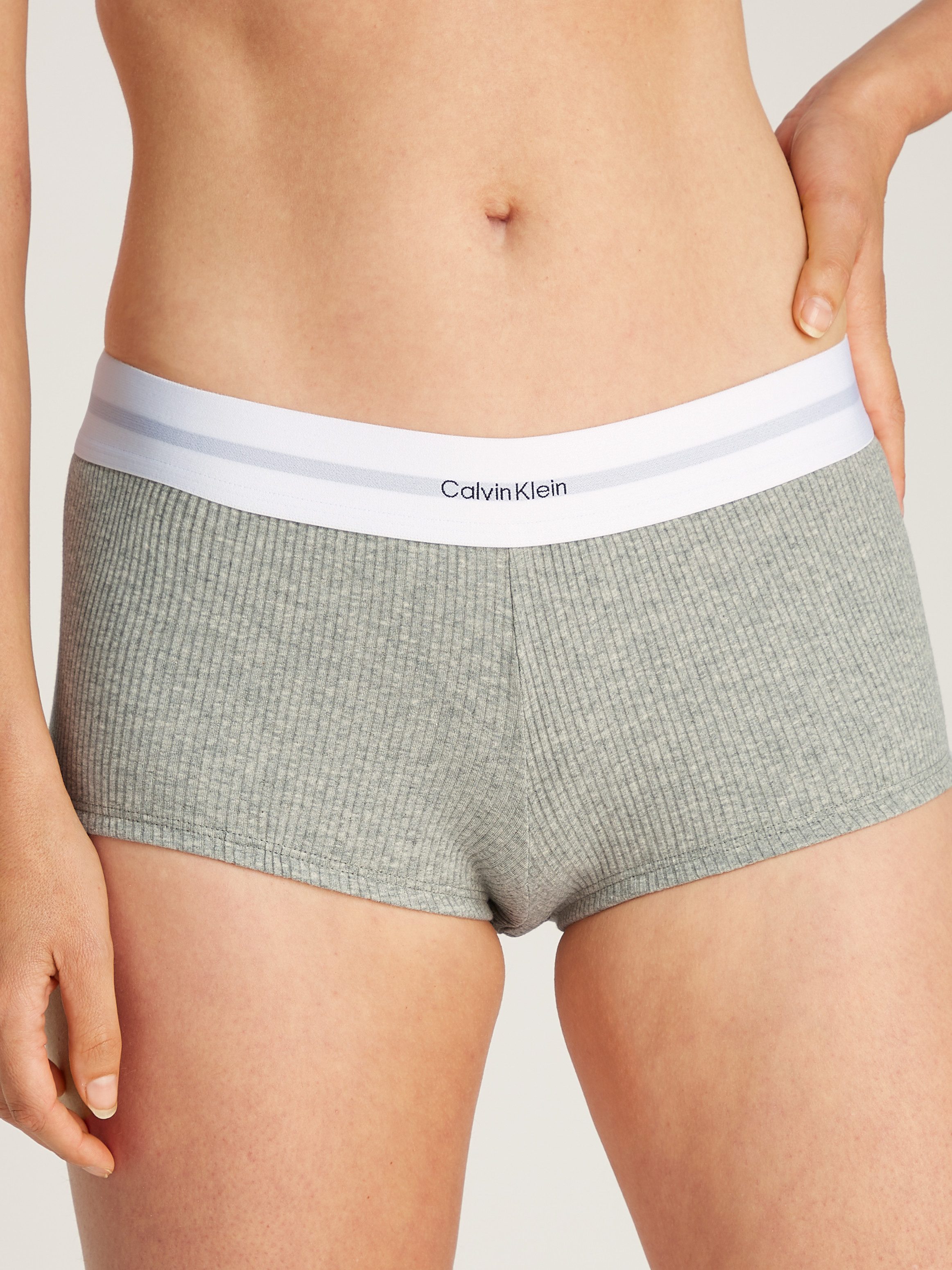Calvin Klein Underwear Boxershorts BOYSHORT mit Rippenstruktur günstig online kaufen