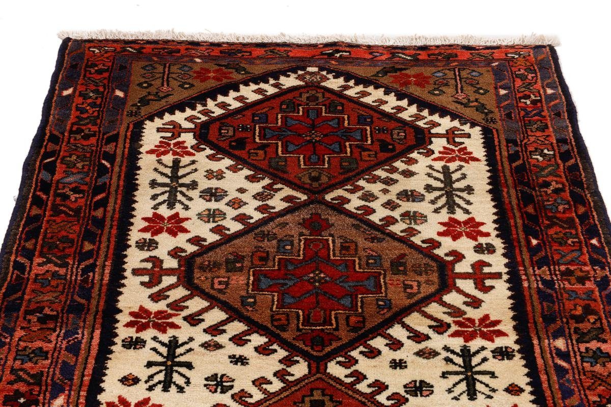Orientteppich Nain Hamadan Orientteppich mm 8 Handgeknüpfter Perserteppich, rechteckig, 98x149 / Trading, Höhe: