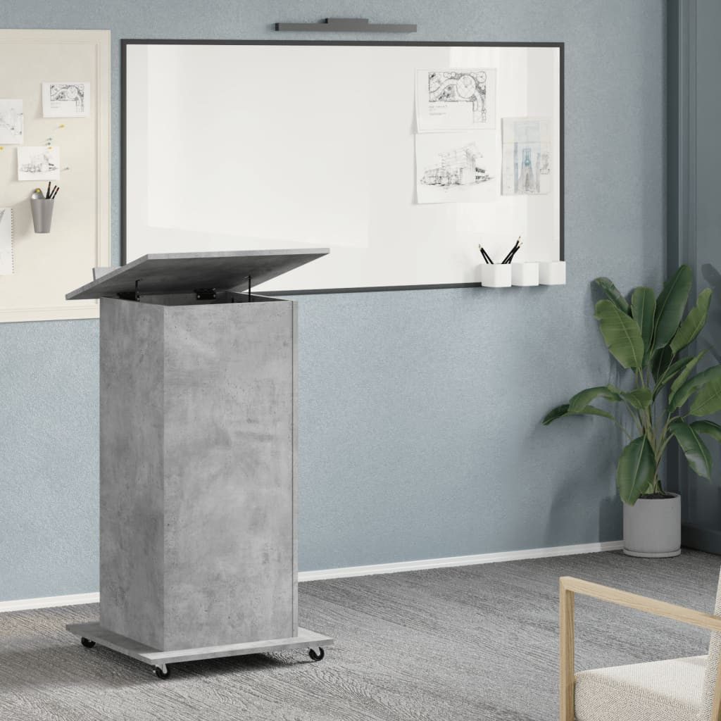 vidaXL Schreibtisch Rednerpult mit Rollen & günstig online kaufen