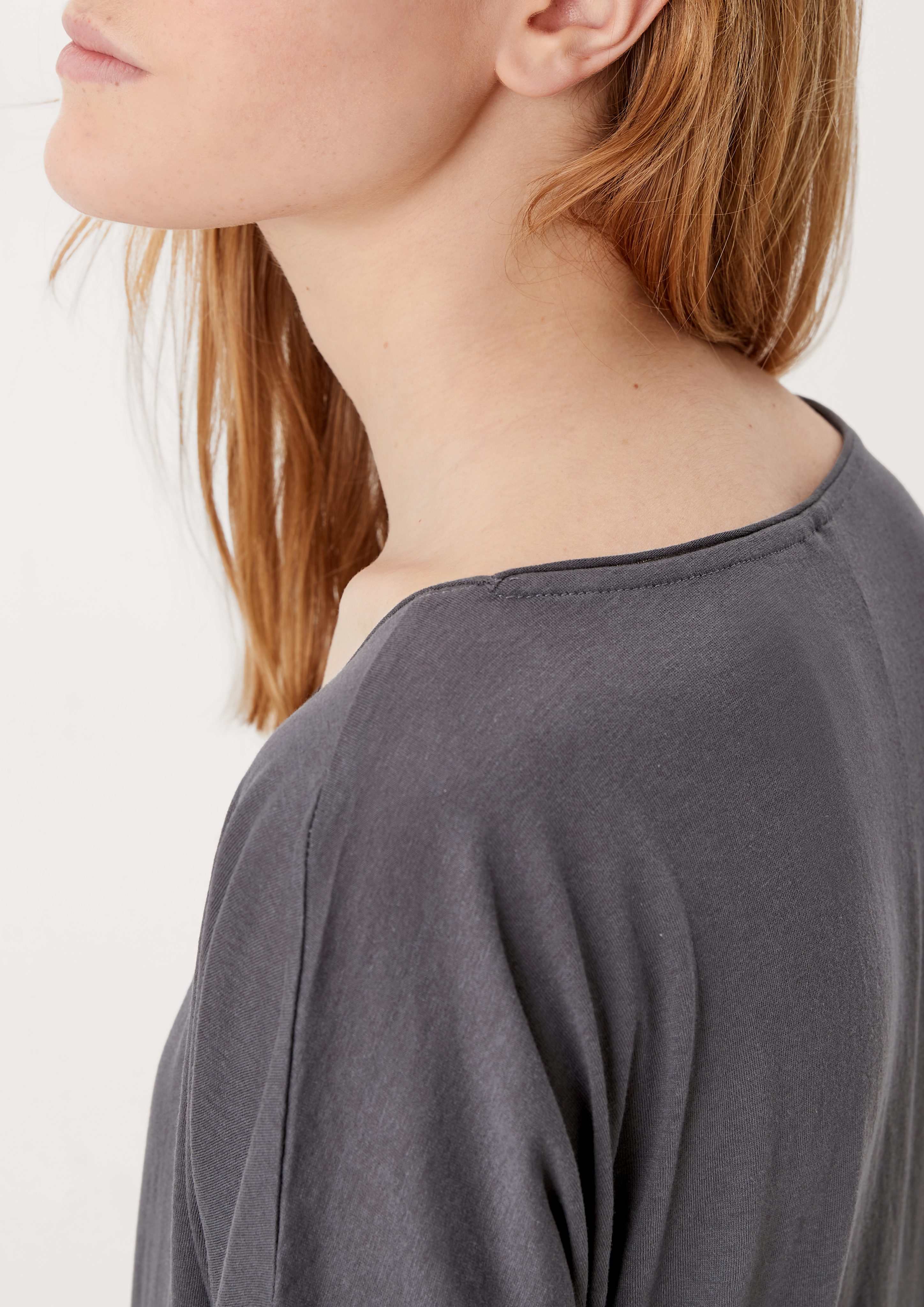QS Kurzarmshirt Jerseyshirt aus Baumwollmix günstig online kaufen