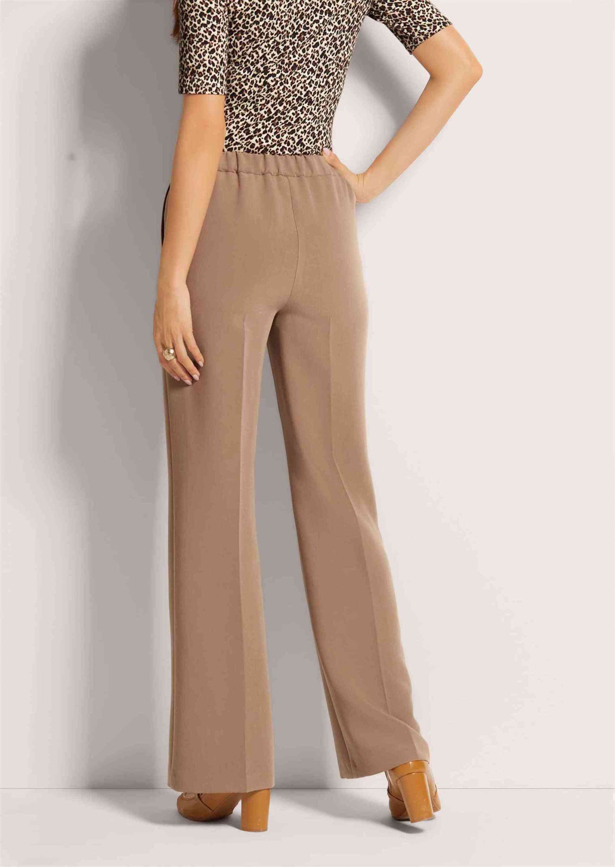 MADELEINE Bügelfaltenhose Weite Schlupfhose mit Bügelfalten