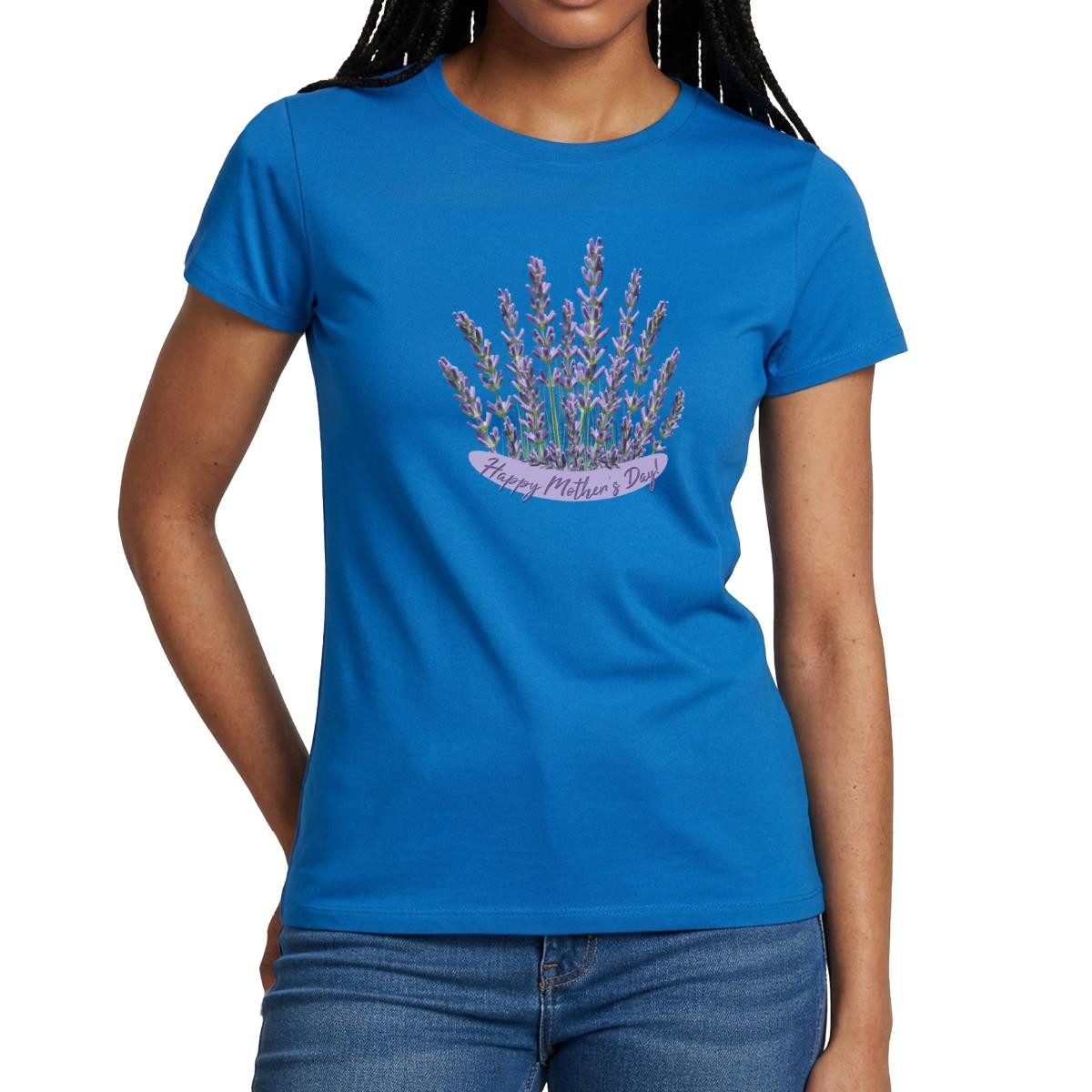 Spreadshirt T-Shirt Happy Mother´s Day Muttertag Frauen T-Shirt (1-tlg) Slim Fit, fällt klein aus