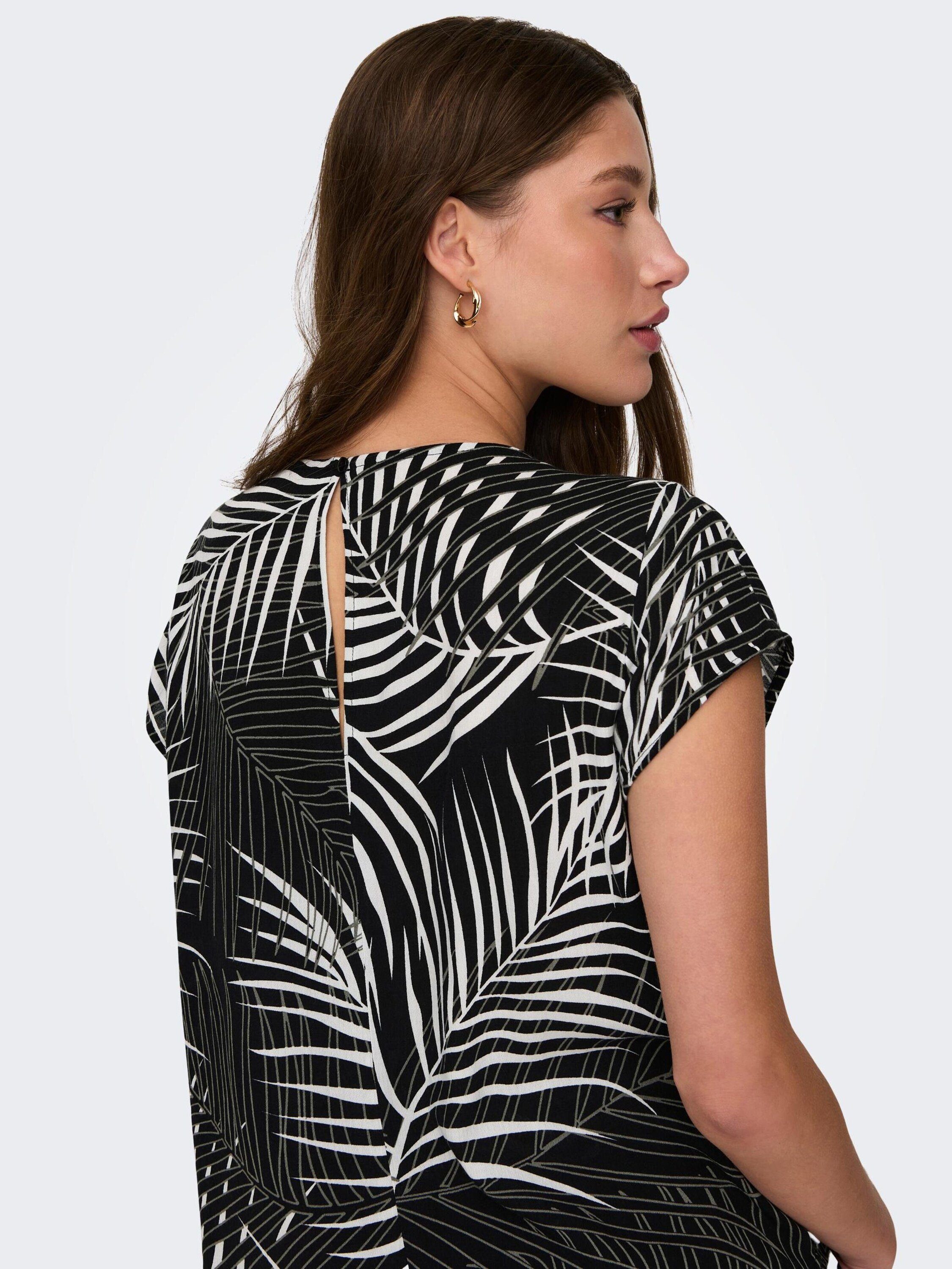 ONLY Kurzarmbluse (1-tlg) Cut-Outs