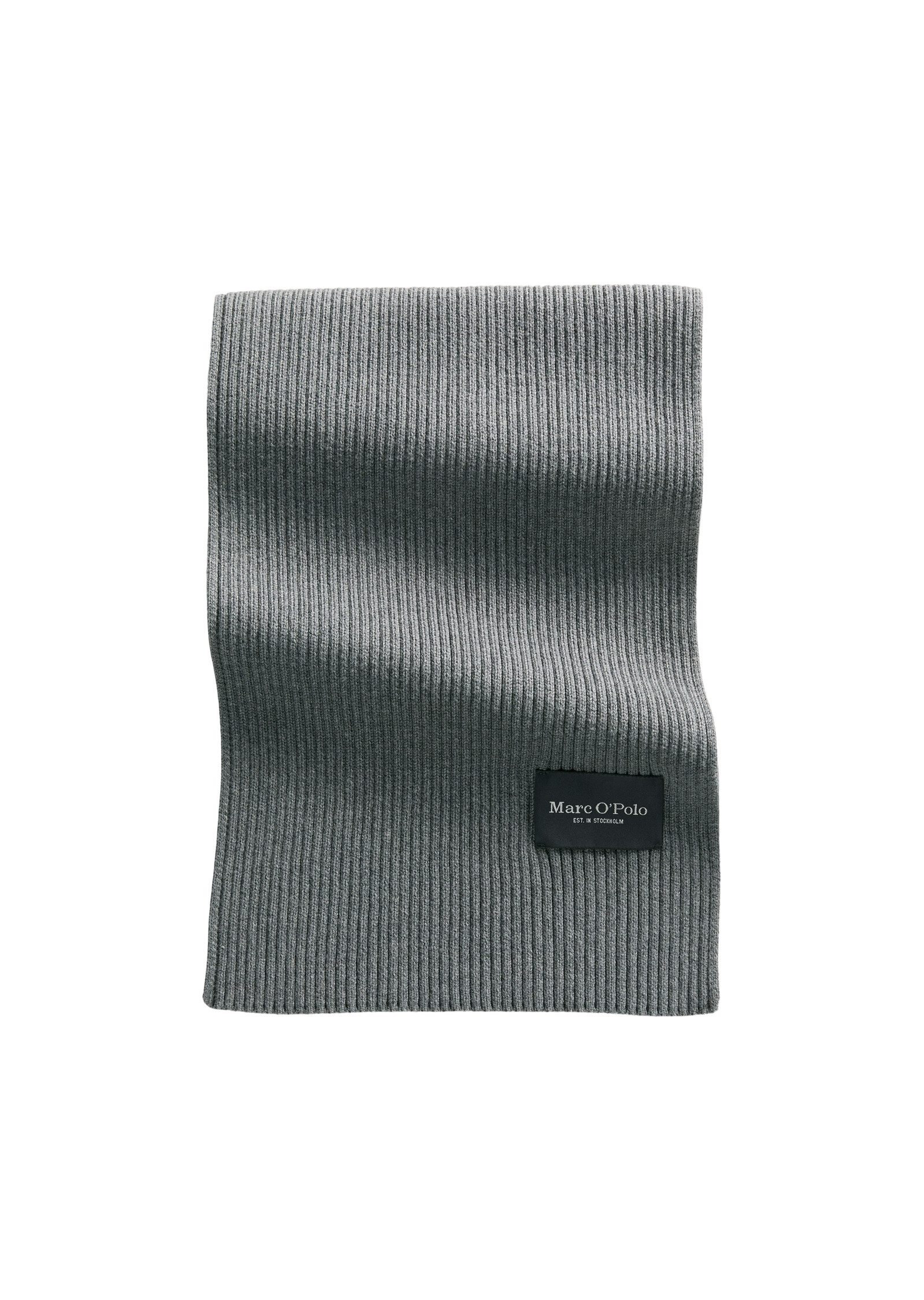 Marc O'Polo Strickschal aus reiner Bio-Baumwolle