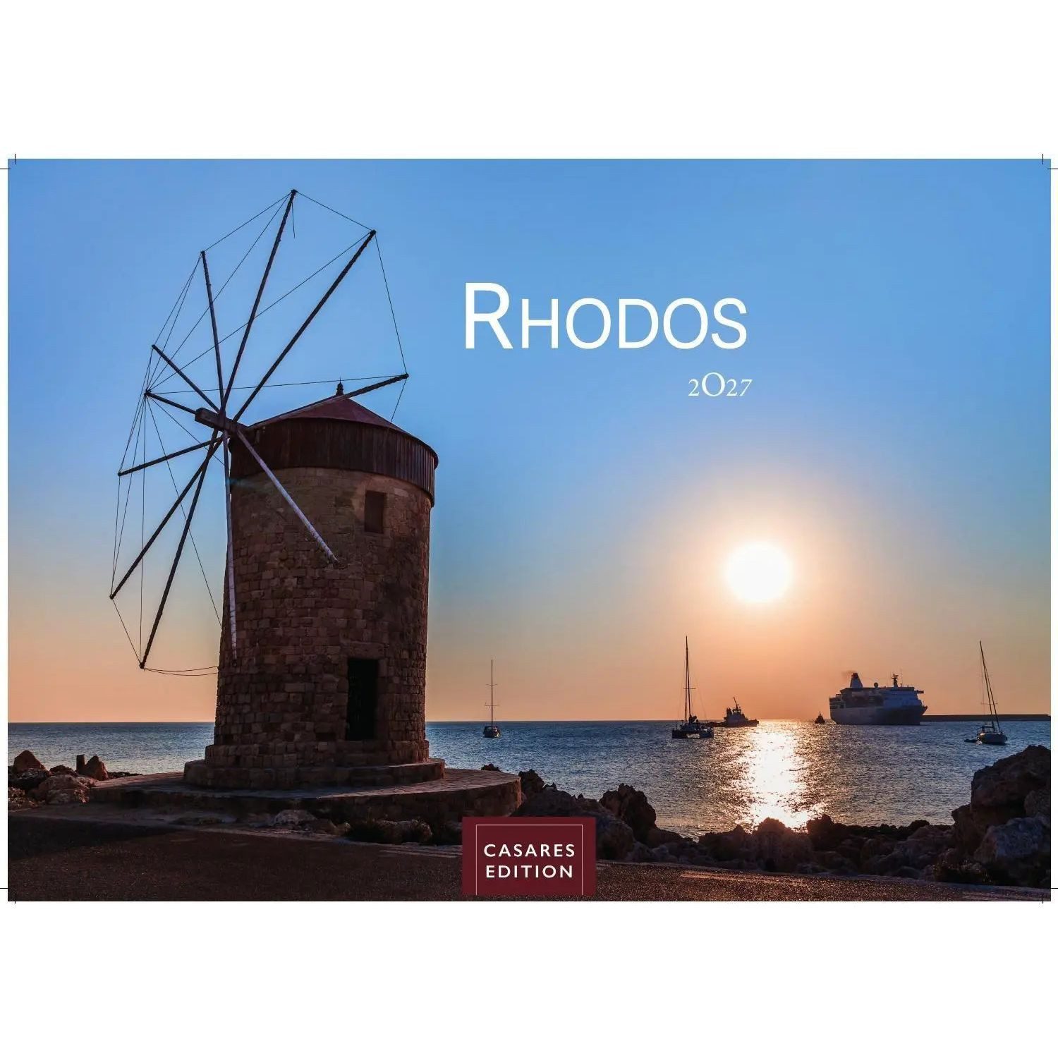 Wandkalender Rhodos Kalender 2027 - Wandkalender, Fotokalender Griechenland...