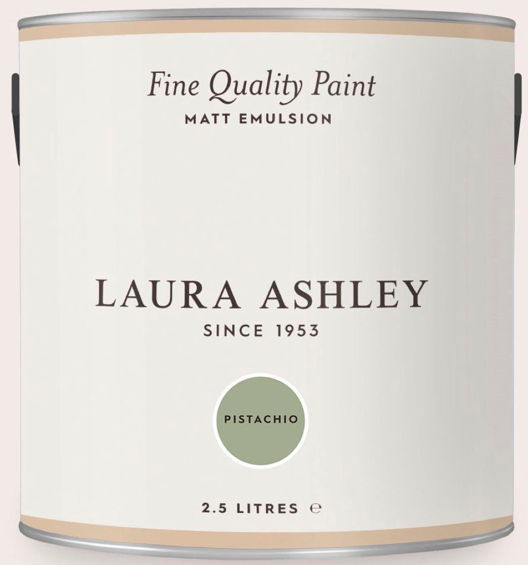 LAURA ASHLEY Wandfarbe Fine Quality Paint MATT EMULSION, matt, 2,5 L Pistachio