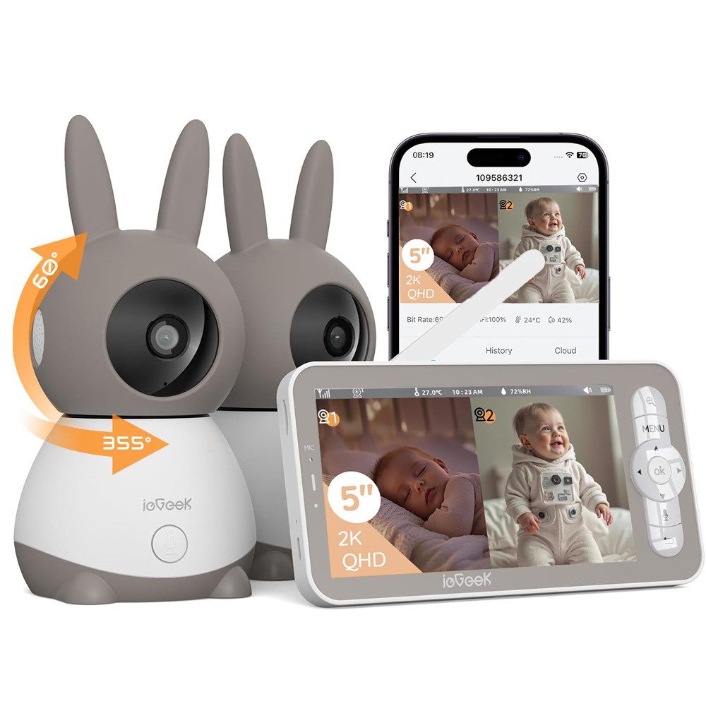TWUFY Split-Screen Babyphone