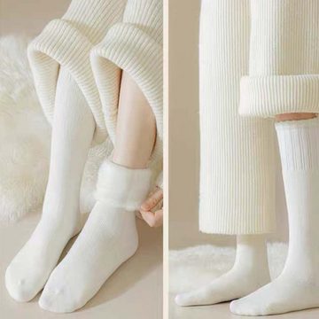 FIDDY Thermosocken Dicke Wadensocken für den Herbst und Winter, warme Socken (5-Paar)