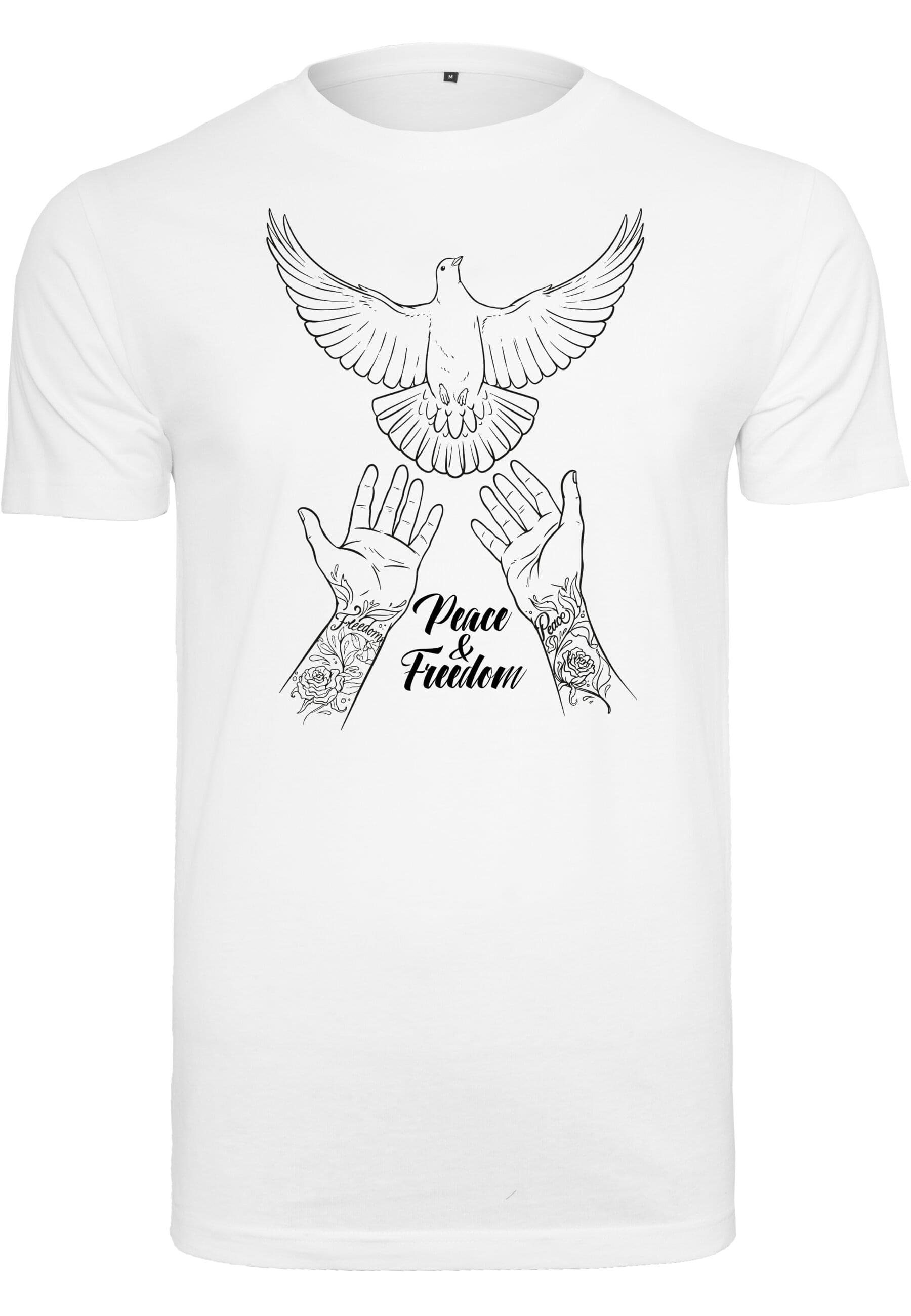 MisterTee T-Shirt MisterTee Herren Peace & Freedom Tee (1-tlg)