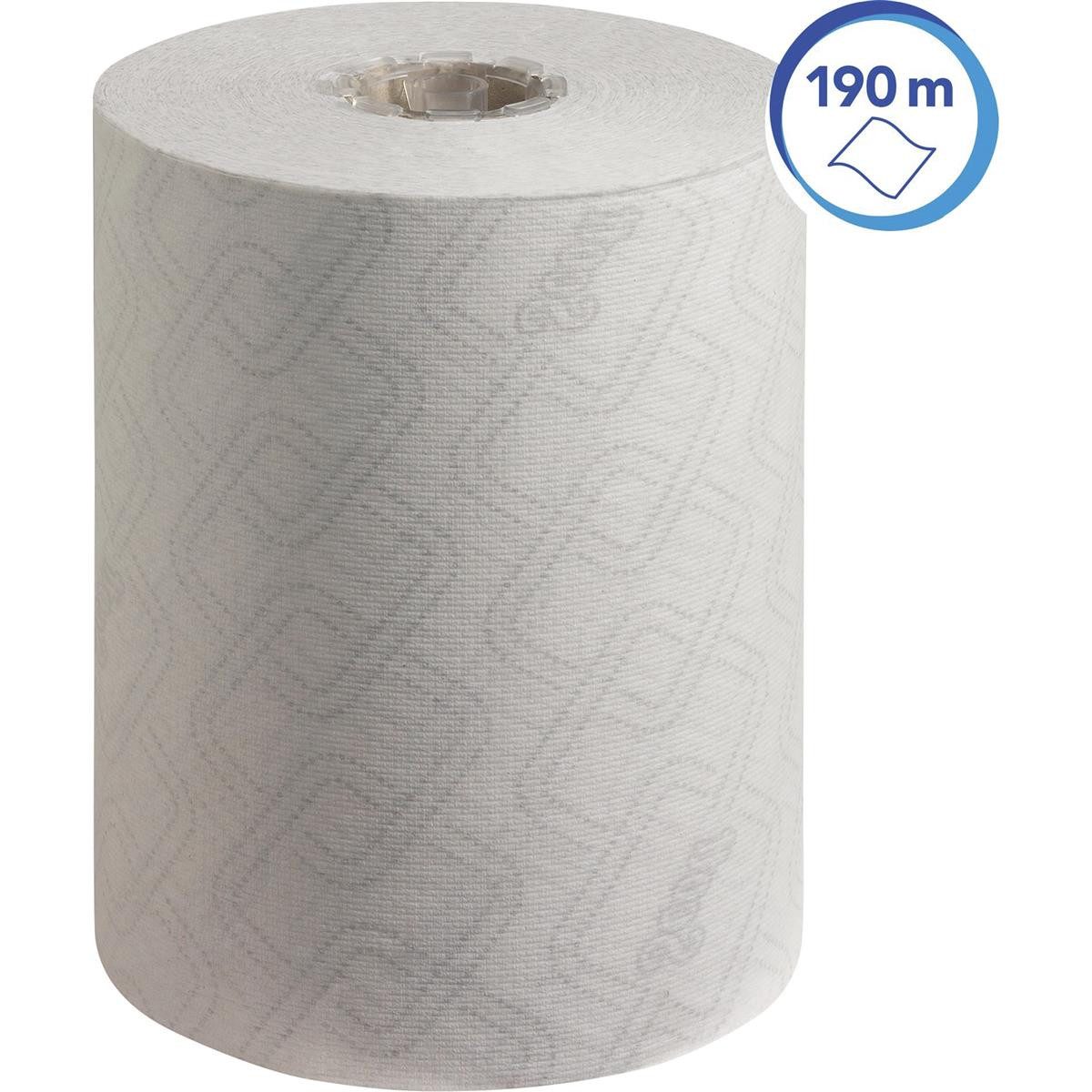 KIMBERLY-CLARK Papierhandtuch Scott Rollenhandtuch Essential 6695 1lagig 190m AIRFLEX ws 6 St./Pack.