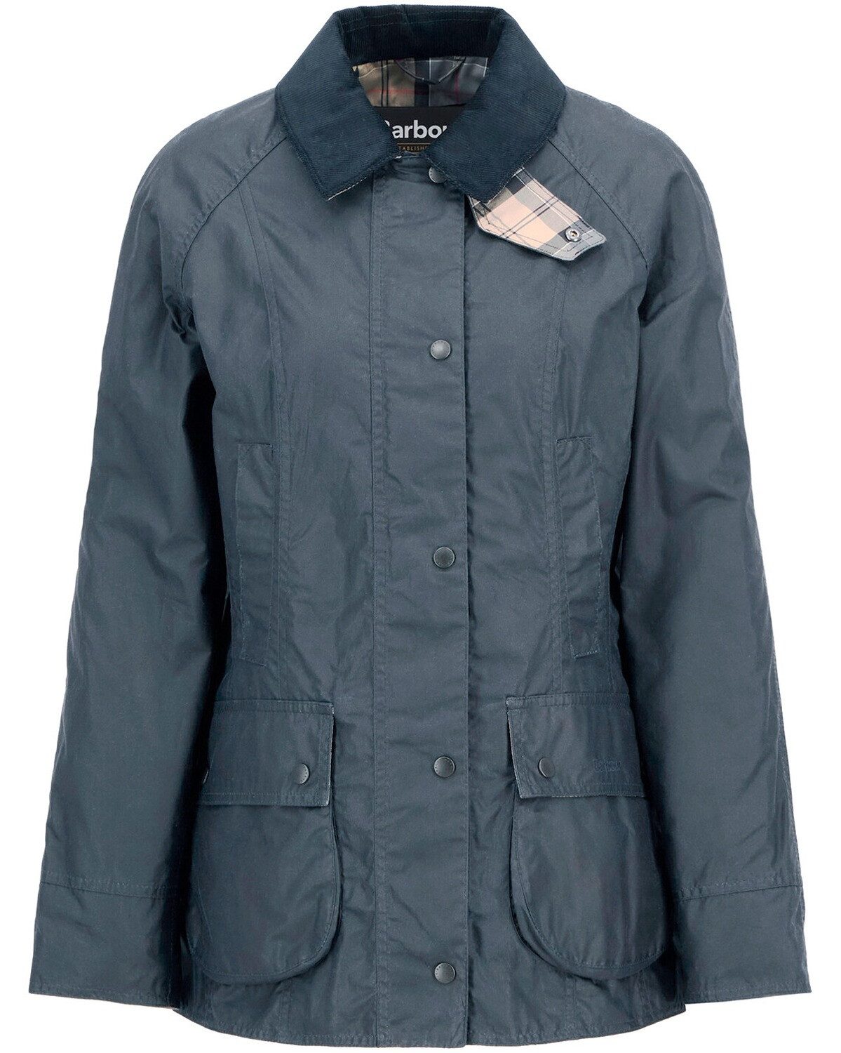 Barbour Langjacke Lightweight Wachsjacke Beadnell günstig online kaufen