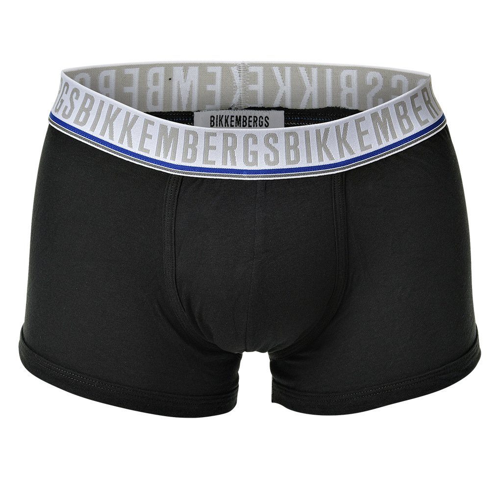 - Herren Stretch Shorts, Schwarz Bikkembergs TRUNK, TRIPACK 3er Boxer Pack