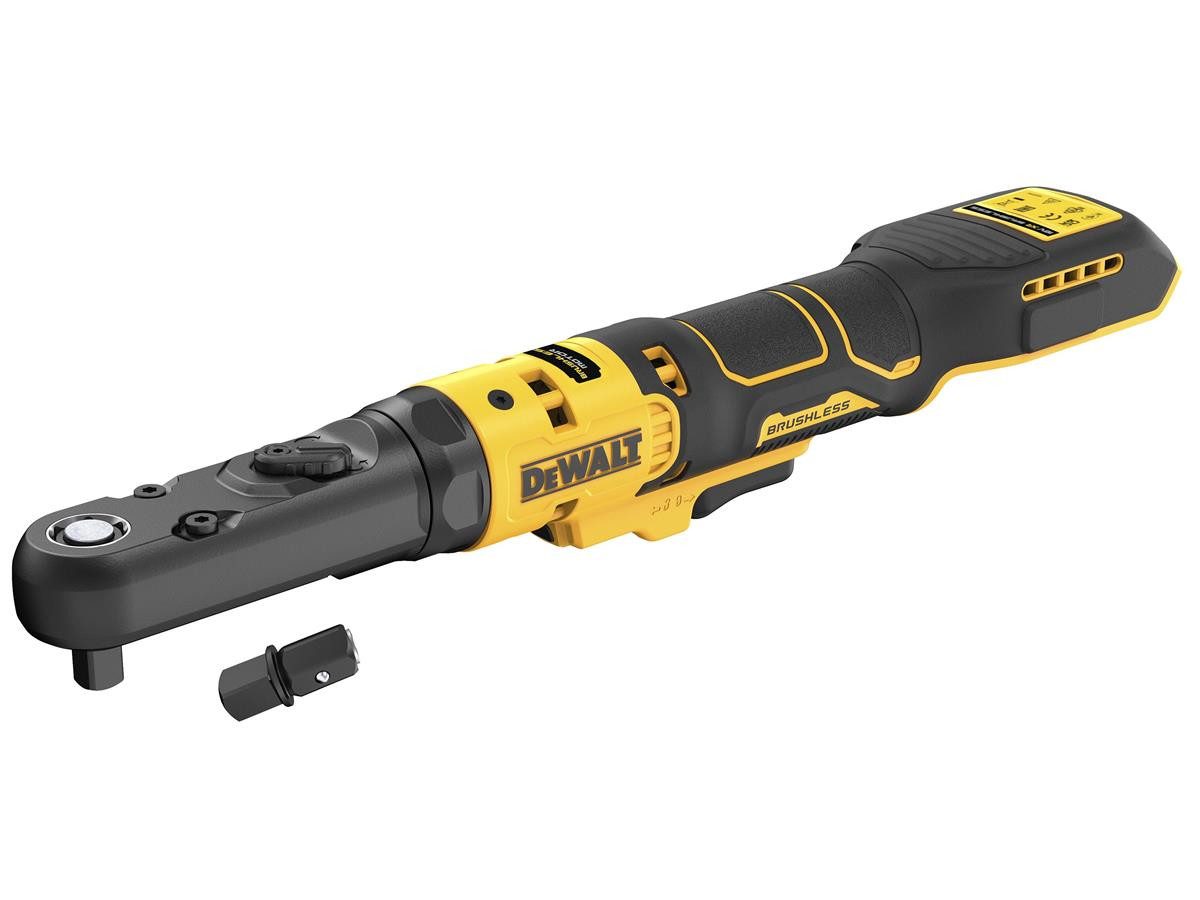 DeWalt Akku-Ratschenschrauber 3/8-1/2Z, 18V, Basisv., 300 U/min, 101 Nm, ohne Akku und Ladegerät, Anzugsmoment bis zu 102 Nm