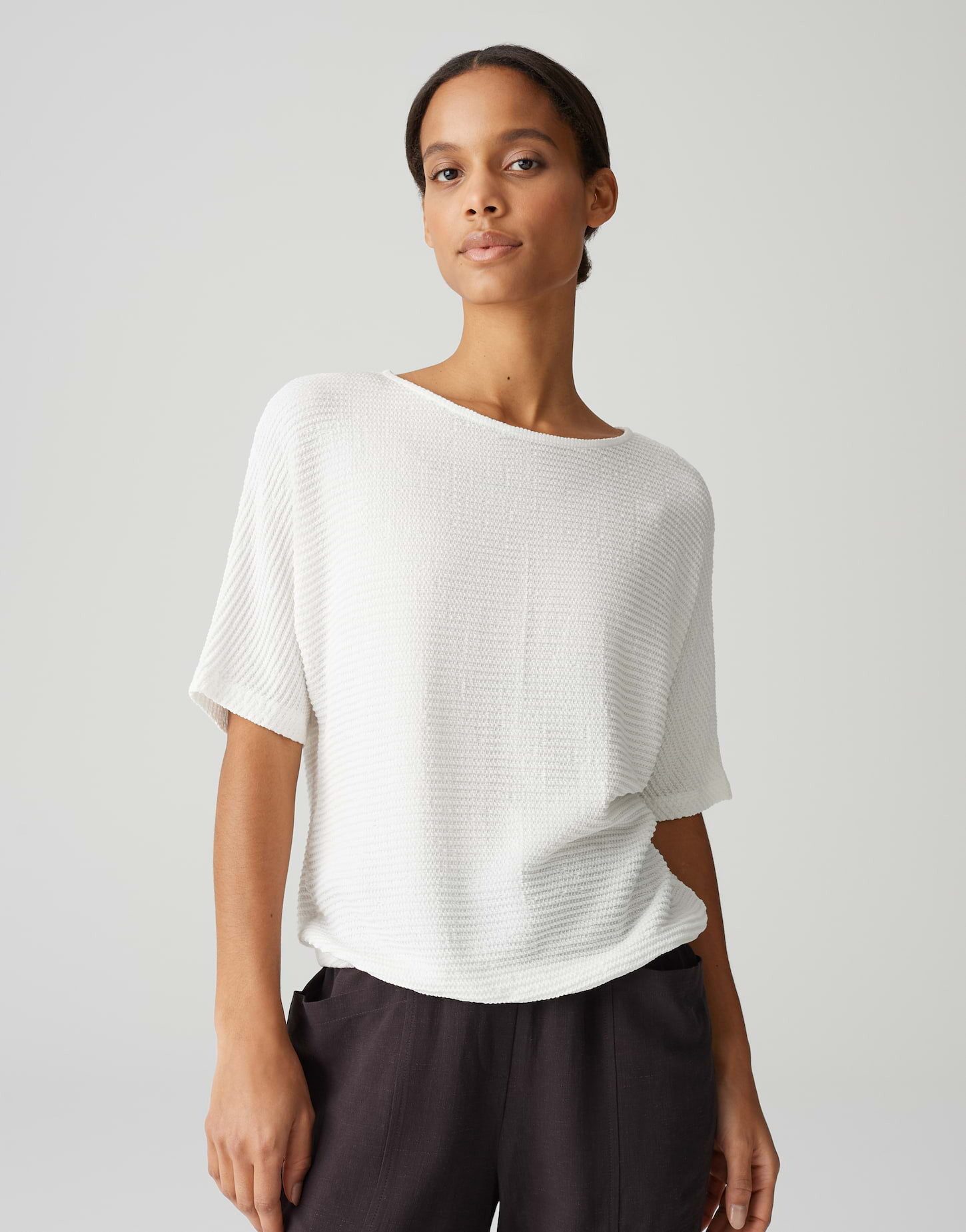 OPUS Kurzarmshirt SOMFU Loose im Batwing Fit günstig online kaufen