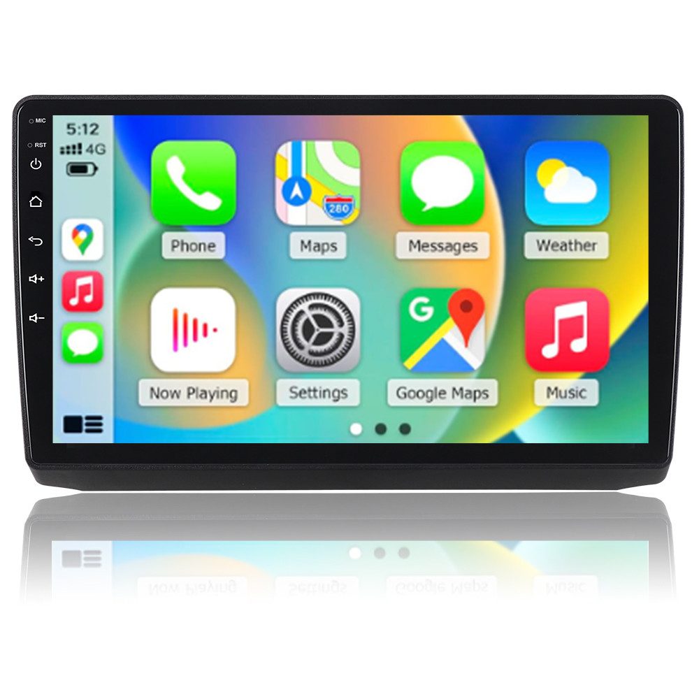 A-Sure DAB+ CarPlay GPS Android 15 Für Renault Trafic VIVARO A 2001–2009 Autoradio (Digitalradio (DAB), Carplay Android Auto Bluetooth EQ USB GPS SWC WIFI Touchscreen)