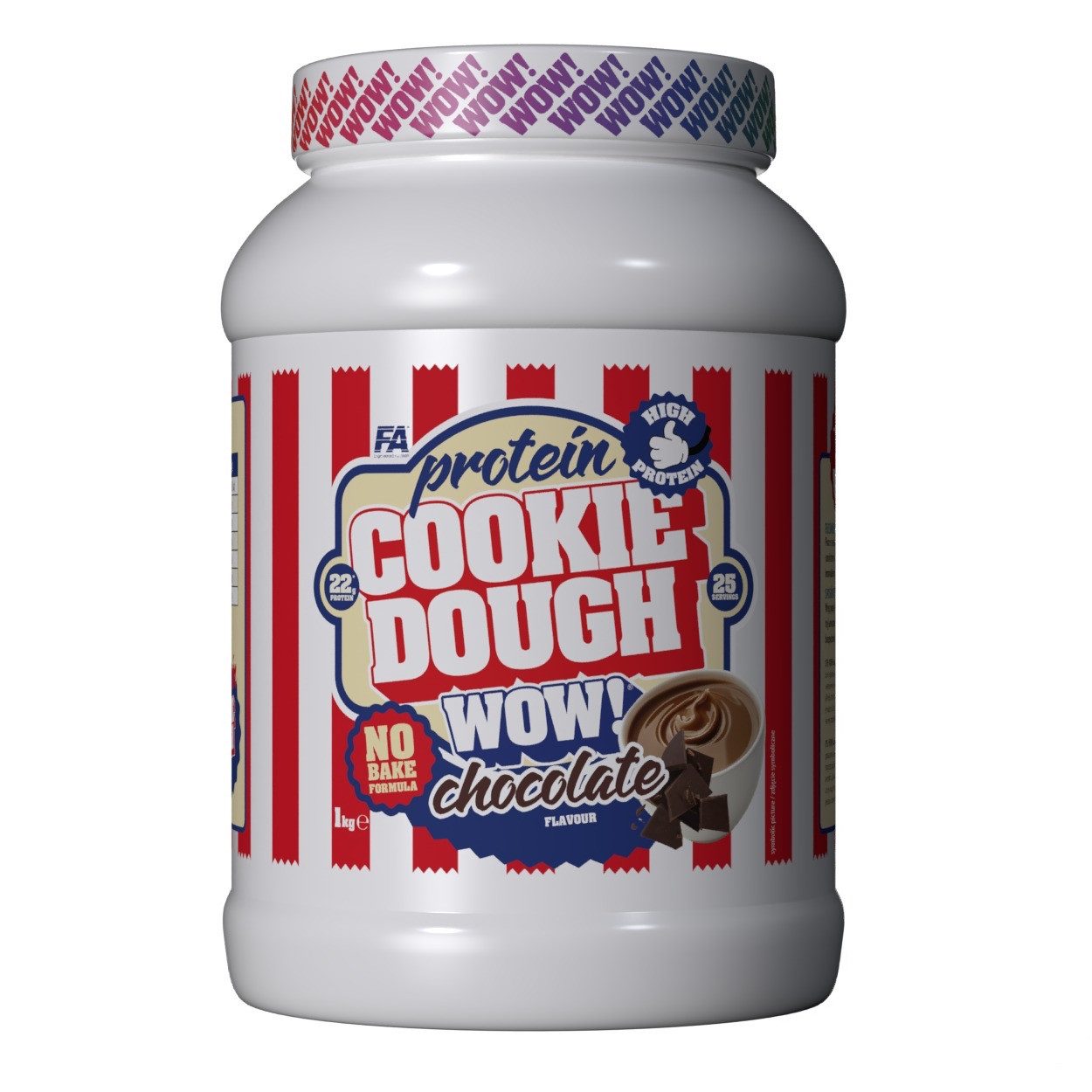 Fitness Authority FA® WOW Cookie Dough Protein Creme 1kg Pulver