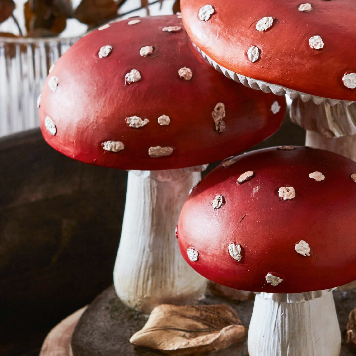 Mirabeau Dekoobjekt Deko-Pilz Lupton rot/weiß, none – Bild 5 von 5