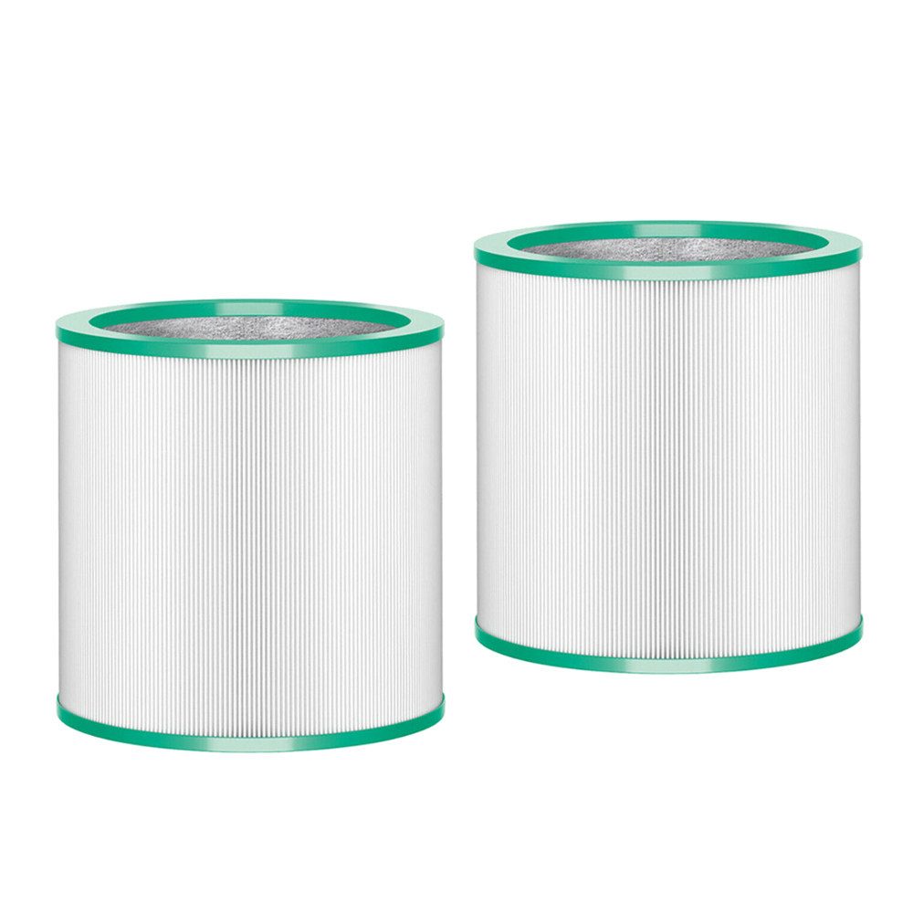 Trade-Shop HEPA-Filter 2x passend für Dyson Pure Cool Link AM11 TP00 TP01 TP02 TP03, Zubehör für Dyson Cool Link 305158-01, 305159-01, 308400-01, 308401-01, 968126-03, 968126-03 Luftfilter Luftreiniger Aktivkohle Ersatzteil