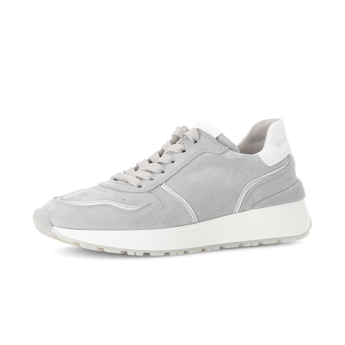 Sneaker low Materialmix Leder Sneaker