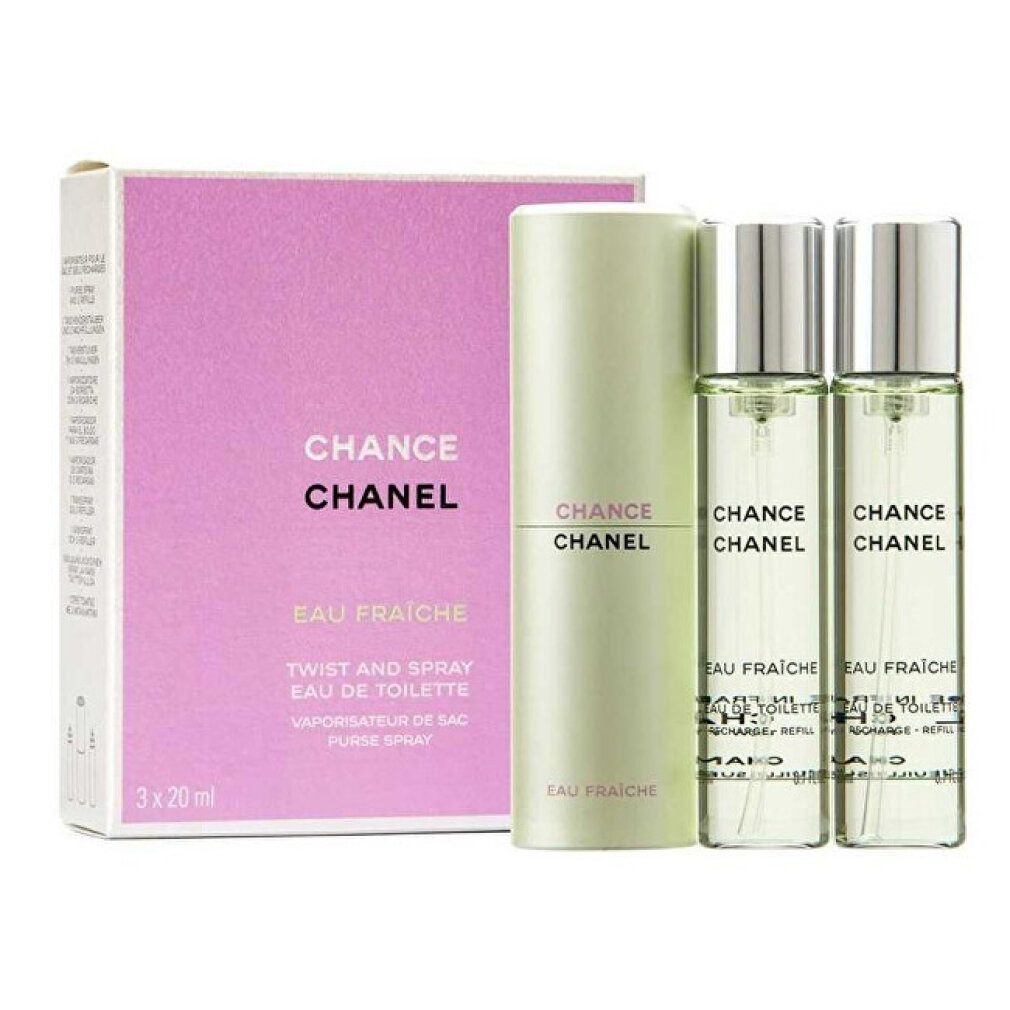 CHANEL Duft-Set Chance Eau Fraiche Eau de Toilette 3 x 20ml