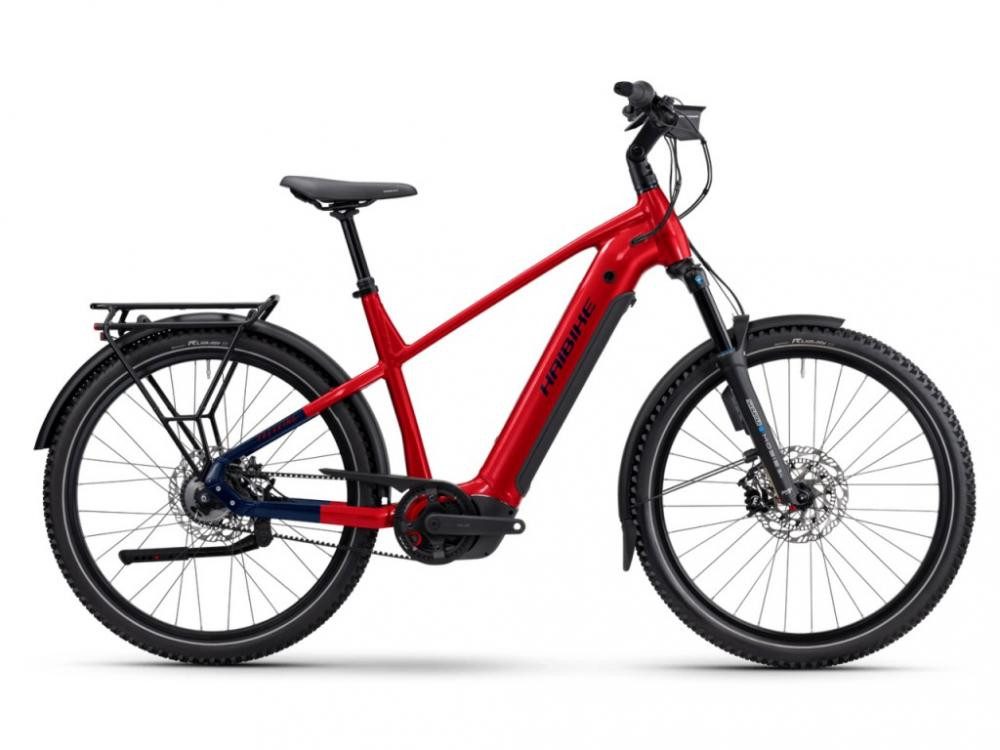 Haibike E-Bike TREKKING 9 HIGH ABS i800Wh 5-G Nexus 25 HB BCXK GL_dynamite red/blue R