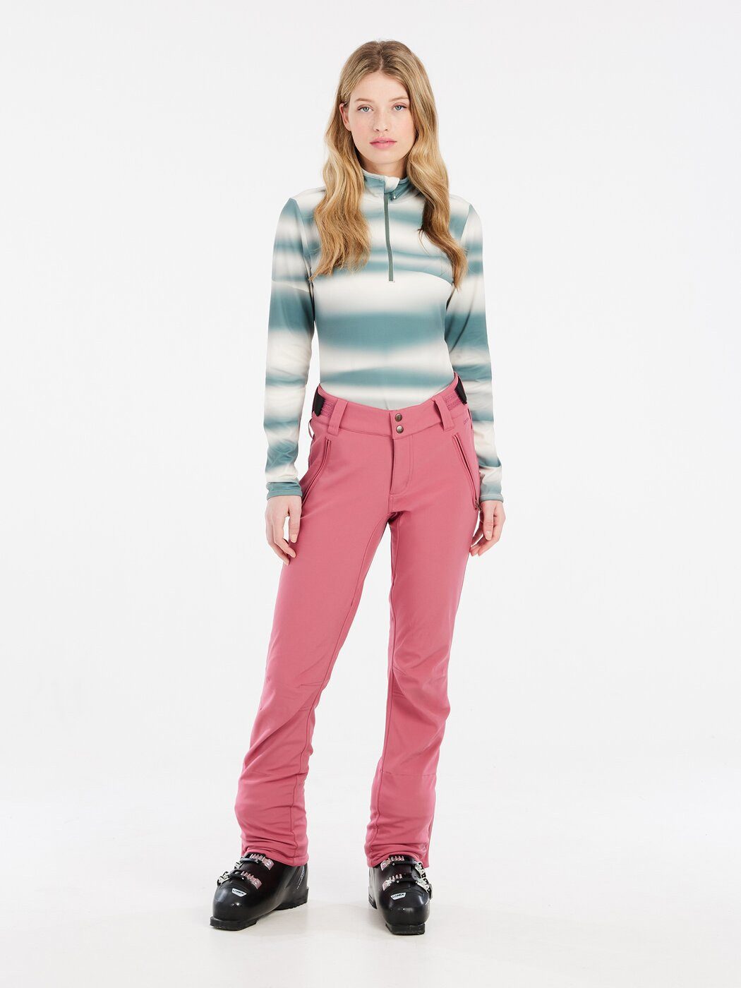 Protest Fleecepullover PRTNOON 1/4 zip active top Evergreen