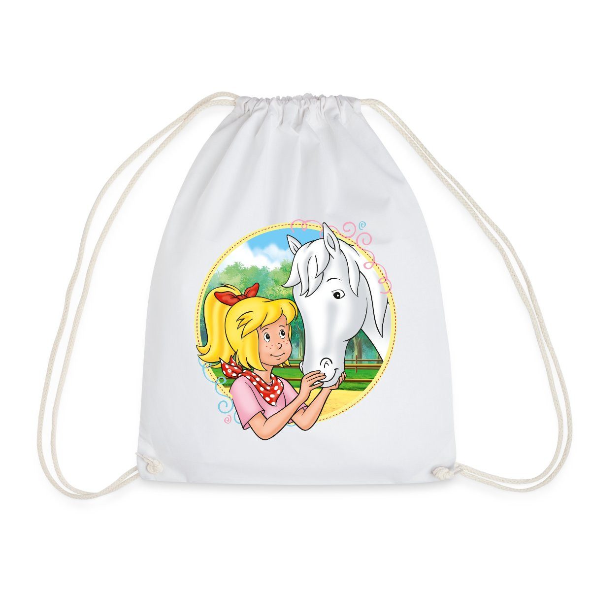 Spreadshirt Turnbeutel Bibi Und Tina Streicheleinheiten Sabrina Turnbeutel (1-tlg)