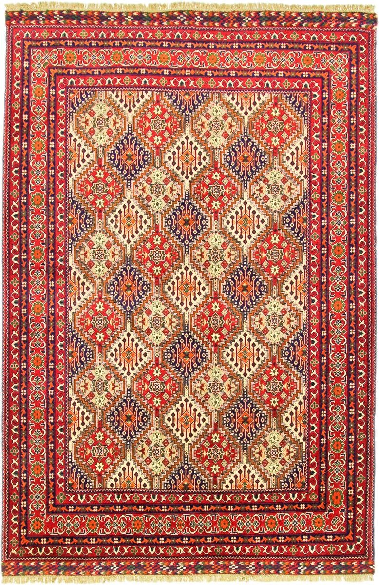 Orientteppich Afghan Marinus 198x293 Handgeknüpfter Orientteppich, Nain Trading, rechteckig, Höhe: 6 mm