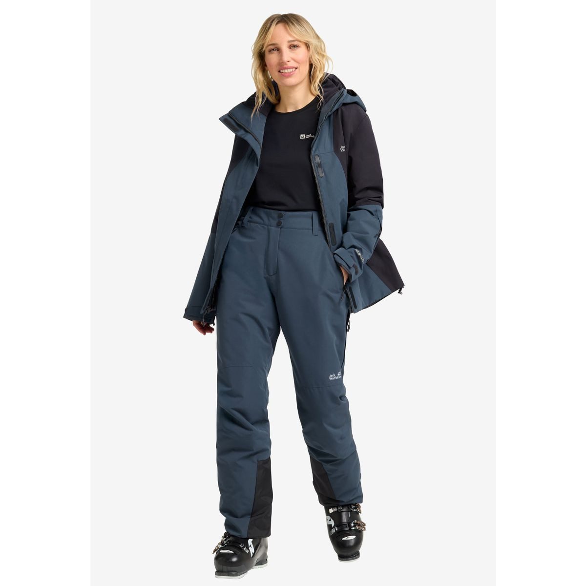 Jack Wolfskin Skihose Flowline 2L INS Pants W Hochfunktionale Skihose mit wasserdichtem Schutz, optimaler