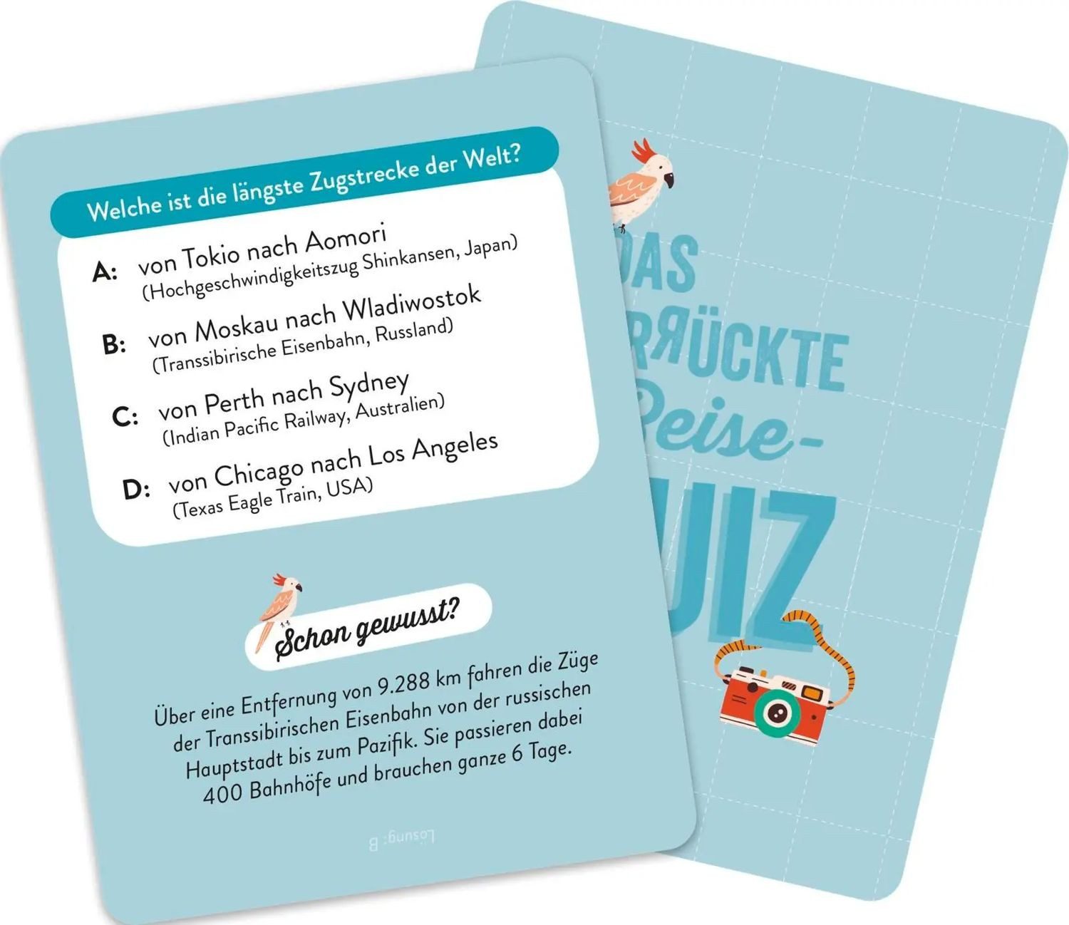 groh Verlag Spiel Das verrückte Reise-Quiz